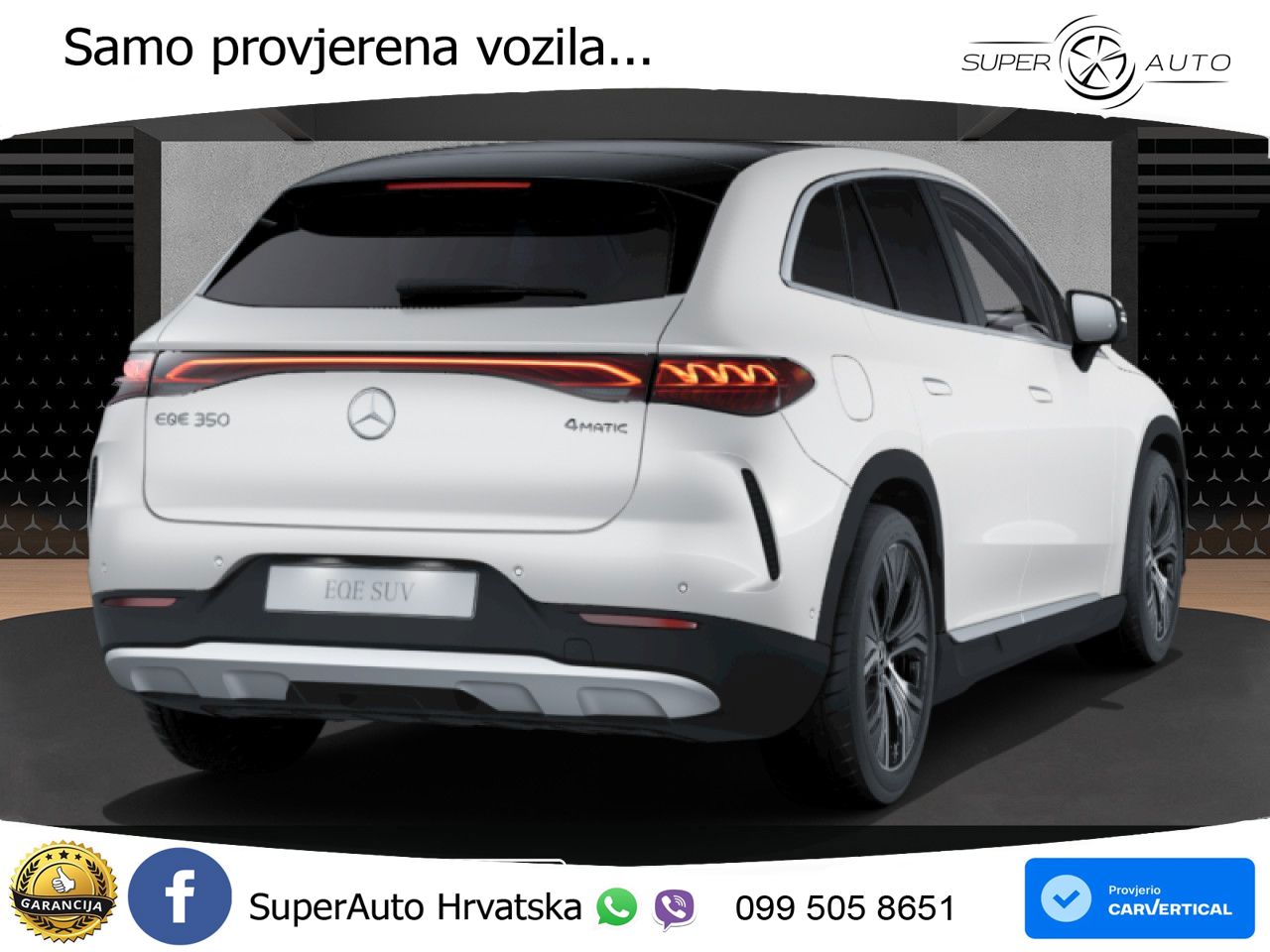 Mercedes EQE SUV 350 100 kWh (292 KS) 4MATIC ZRAČNI+ACC+GR SJED+360+PANO