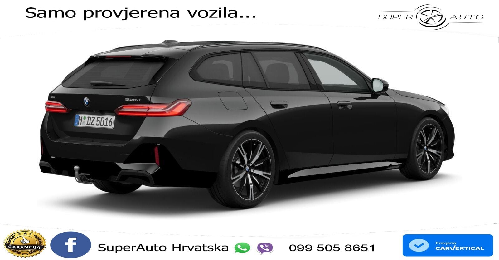 BMW 520d Touring (197 KS) xDrive Steptronic M Sport LED+GR SJED+ACC