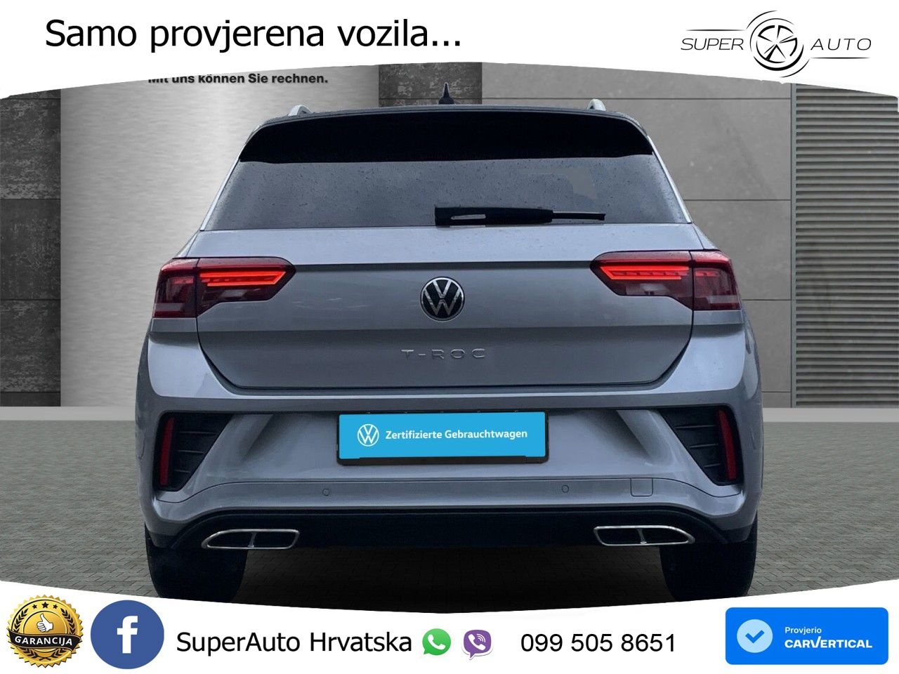 Volkswagen T-Roc 1.5 TSI (150 KS) R-Line LED+GR SJED+ACC