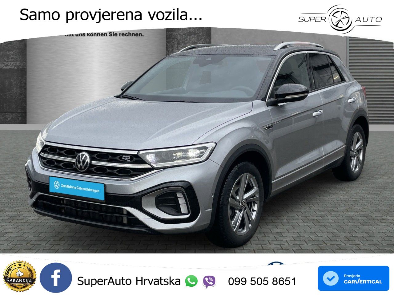 Volkswagen T-Roc 1.5 TSI (150 KS) R-Line LED+GR SJED+ACC