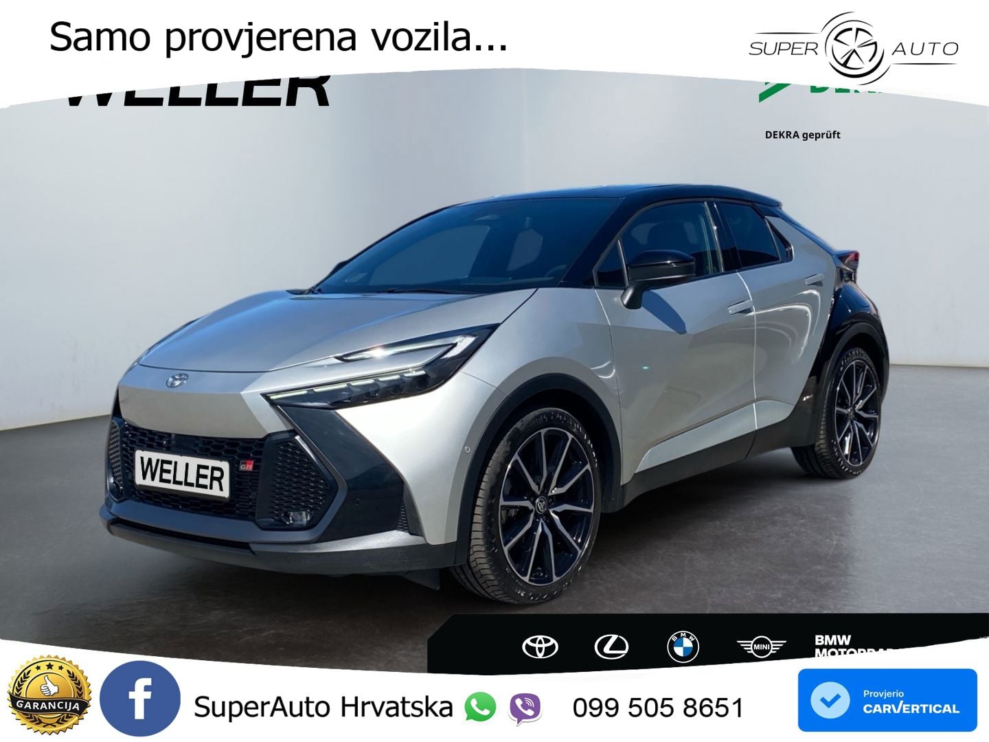 Toyota C-HR 2.0 (198 KS) Hybrid AWD e-CVT GR Sport LED+GR SJED+ACC