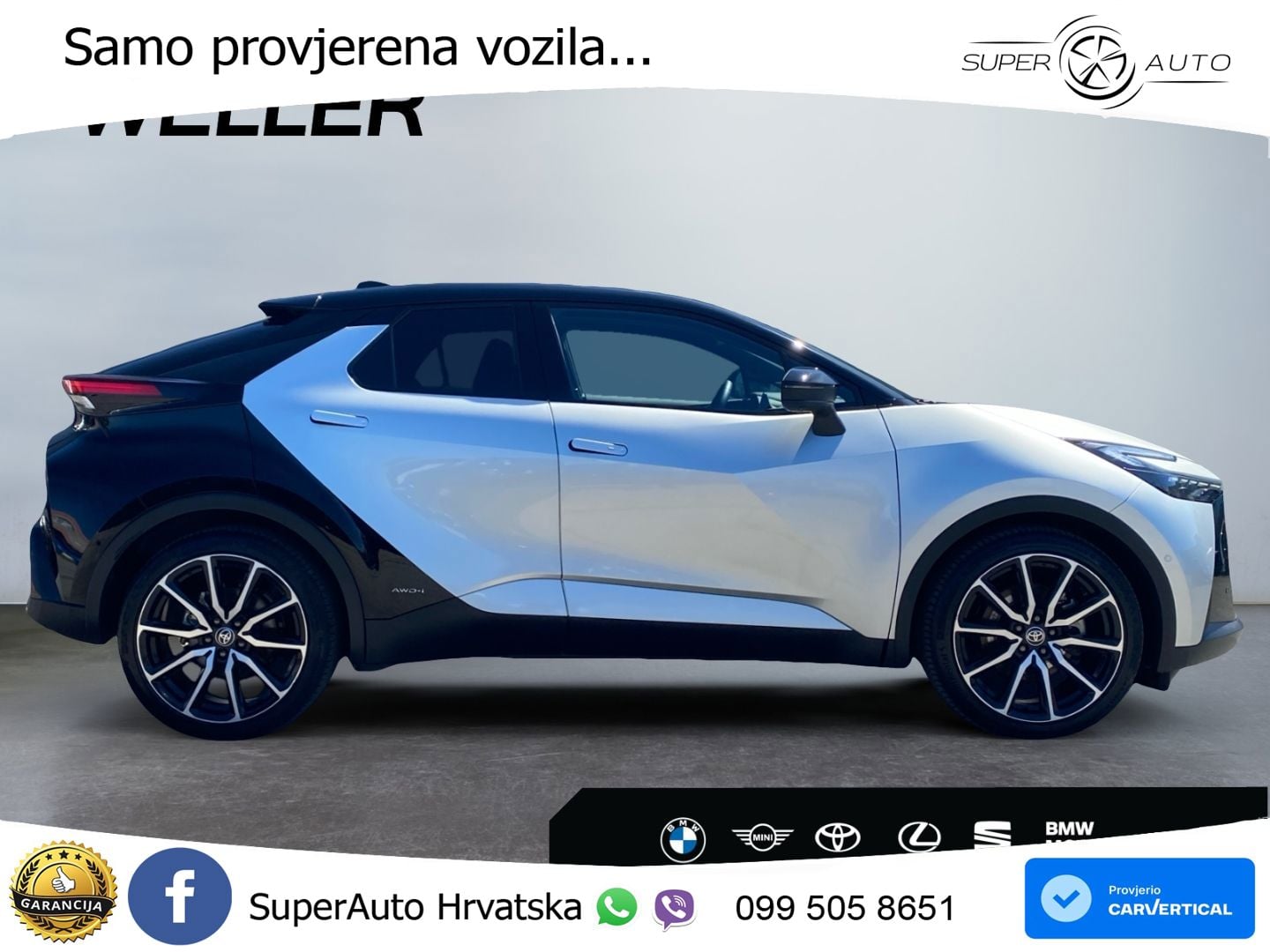 Toyota C-HR 2.0 (198 KS) Hybrid AWD e-CVT GR Sport LED+GR SJED+ACC
