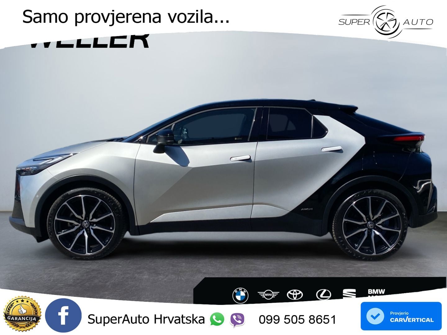 Toyota C-HR 2.0 (198 KS) Hybrid AWD e-CVT GR Sport LED+GR SJED+ACC