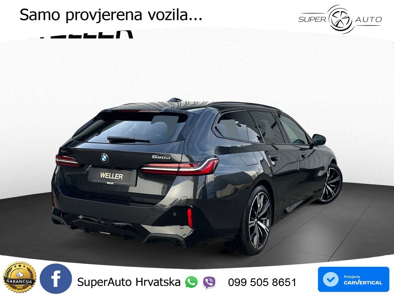 BMW 520d Touring (197 KS) xDrive Steptronic M Sport LED+GR SJED+ACC