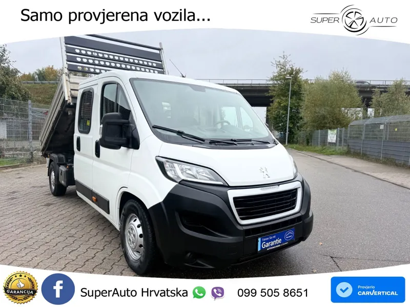 Peugeot BOXER DOKKA DREISEITENKIPPER KLIMA AHK REGAL 140 KS