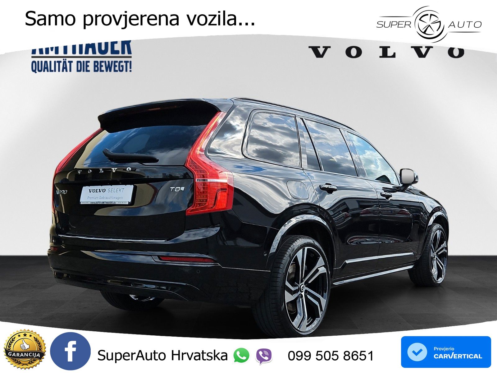 Volvo XC90 2.0 T8 AWD Automatic ACC+HEAD+4xGR SJED+360+PANO