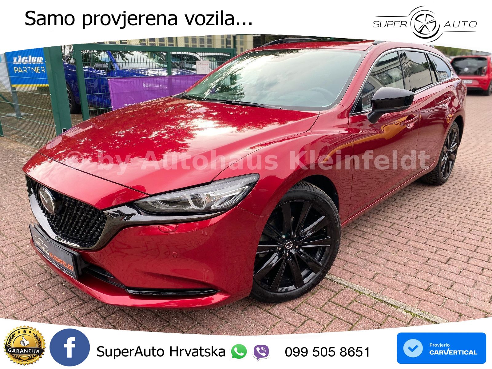 Mazda 6 Sport Combi 2.5 SKYACTIV-G (194 KS) SKYACTIV-Drive LED+GR SJED+ACC