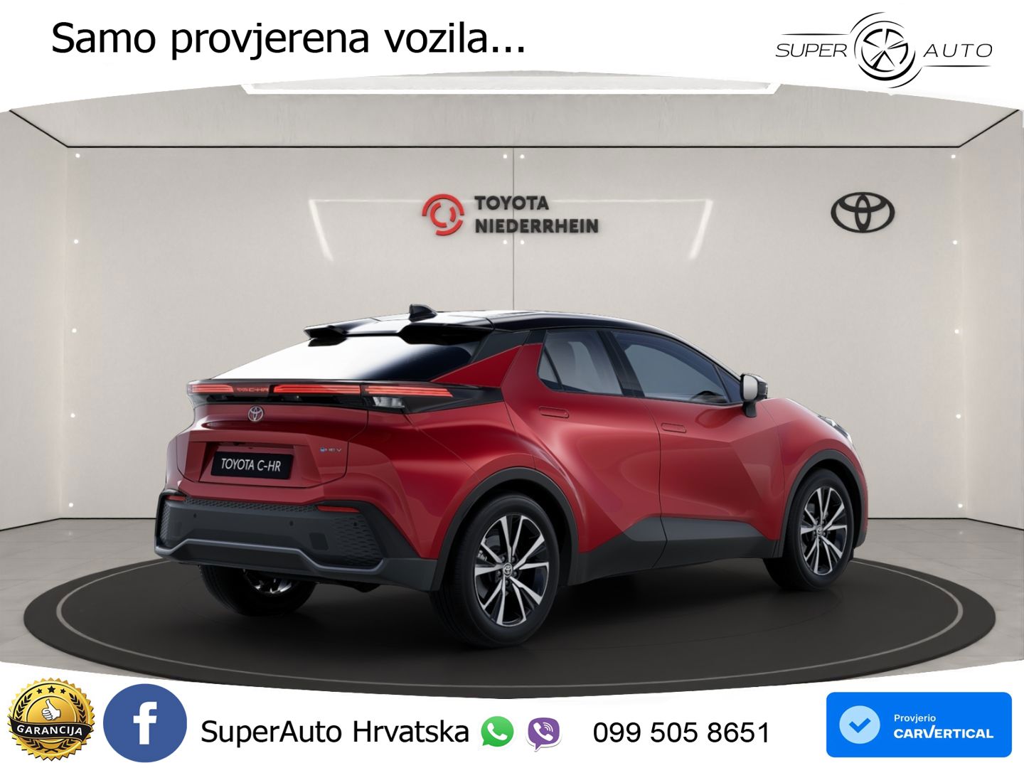Toyota C-HR 1.8 (140 KS) Hybrid e-CVT Teamplayer LED+GR SJED+ACC
