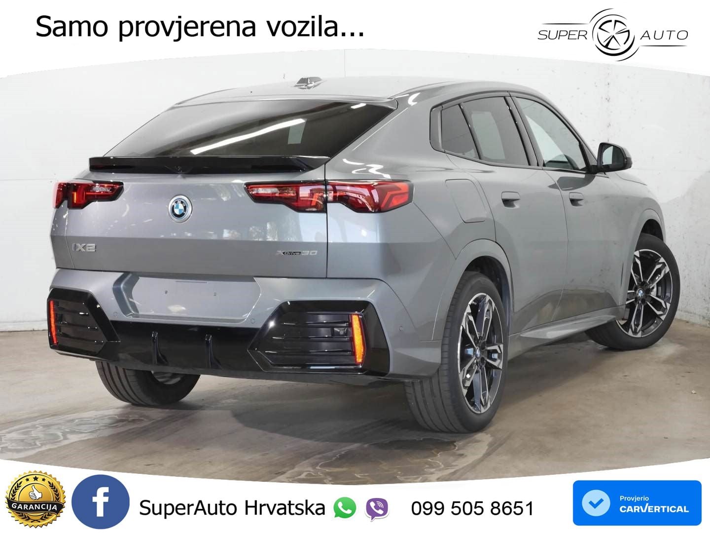 BMW iX2 66.5 kWh (313 KS) xDrive30 M Sport LED+GR SJED+ACC