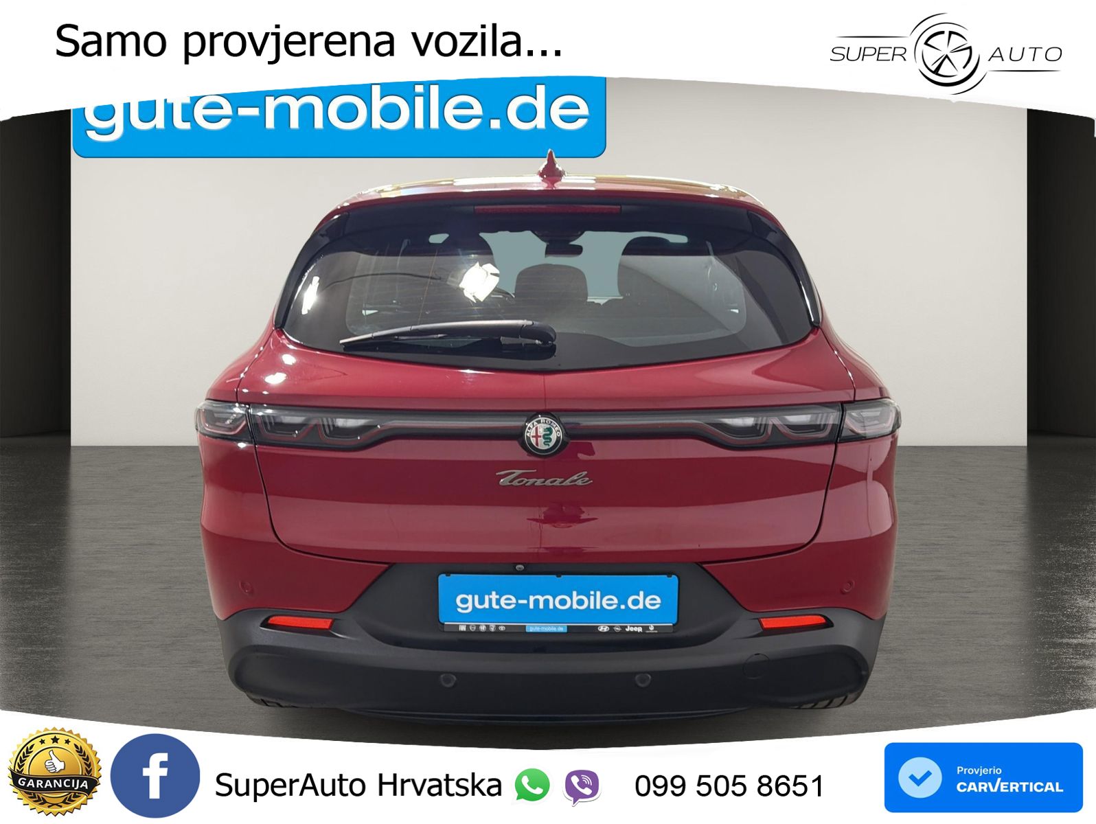 Alfa Romeo Tonale 1.5 Turbo (130 KS) 48V-Hybrid TCT LED+GR SJED+ACC
