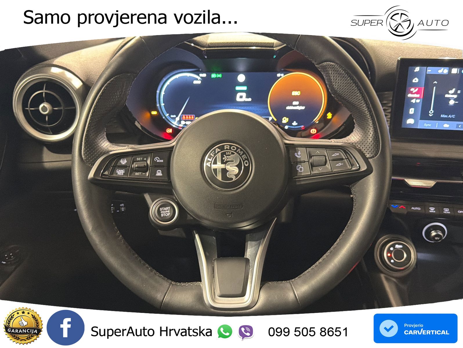 Alfa Romeo Tonale 1.5 Turbo (130 KS) 48V-Hybrid TCT LED+GR SJED+ACC