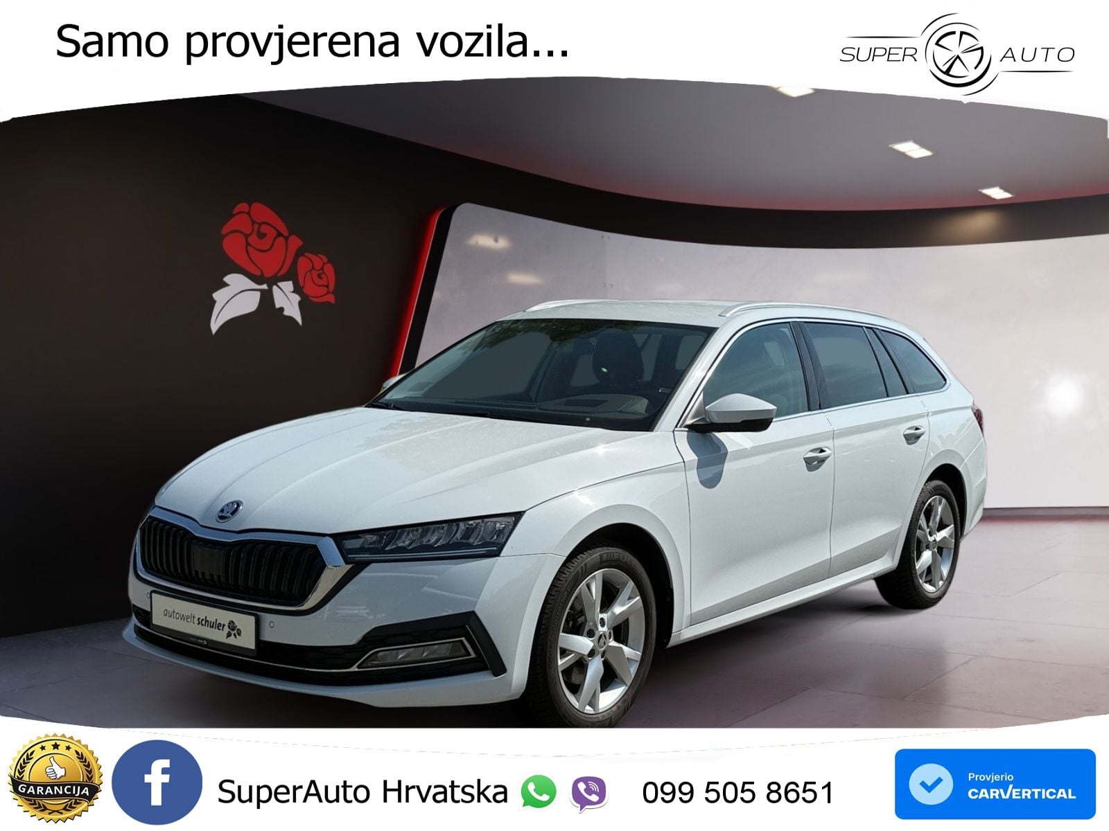 Škoda Octavia Combi 2.0 TDI (150 KS) 4x4 DSG LED+GR SJED+ACC