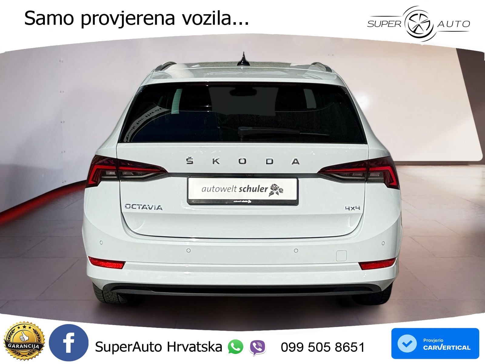 Škoda Octavia Combi 2.0 TDI (150 KS) 4x4 DSG LED+GR SJED+ACC