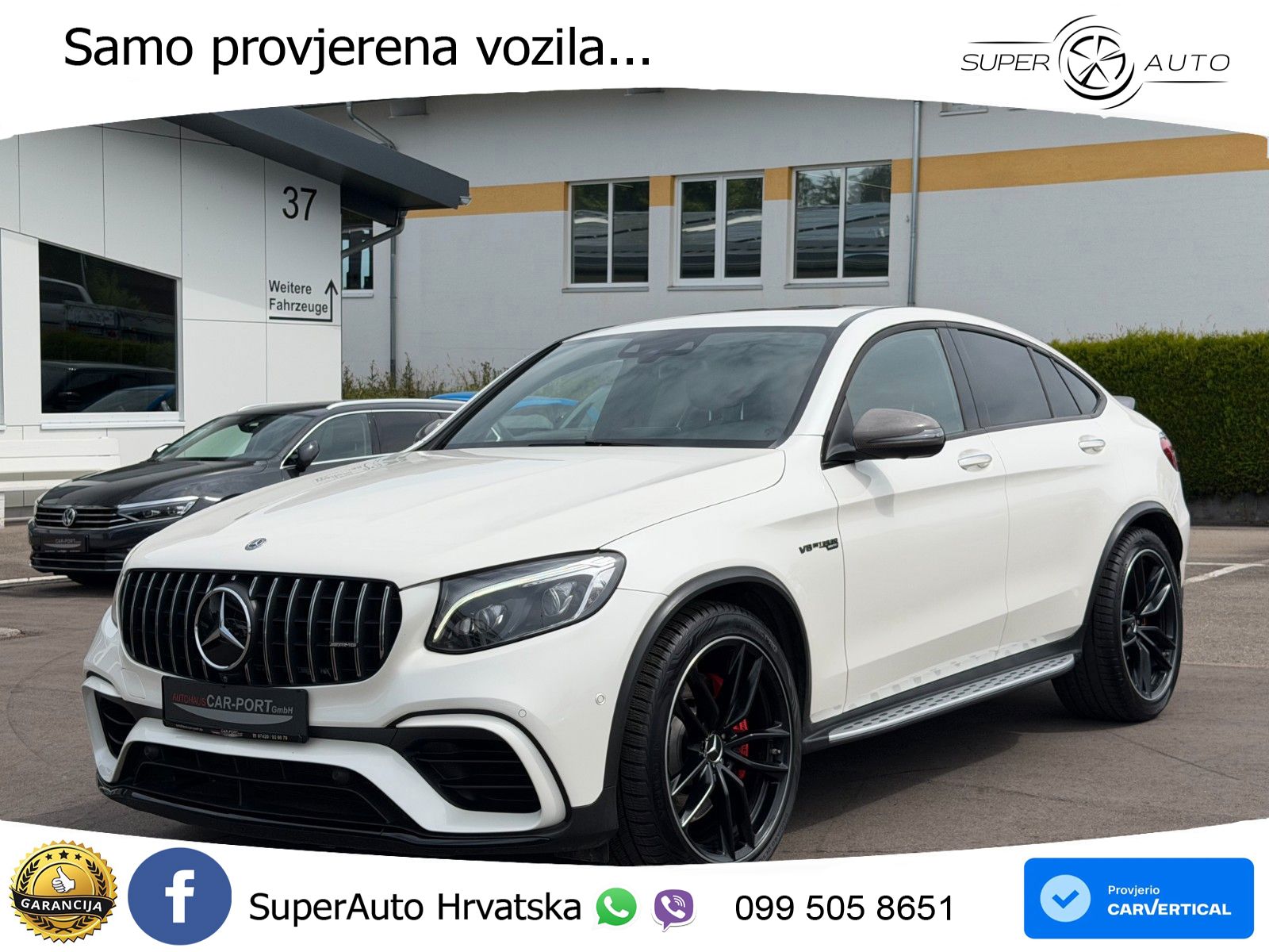 Mercedes GLC Coupe AMG 63 S (510 KS) 4MATIC+ MCT ZRAČNI+ACC+4xGR SJED+KAM