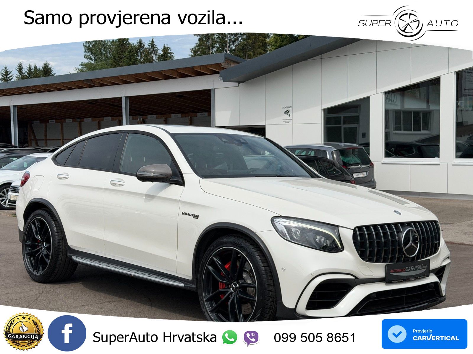 Mercedes GLC Coupe AMG 63 S (510 KS) 4MATIC+ MCT ZRAČNI+ACC+4xGR SJED+KAM