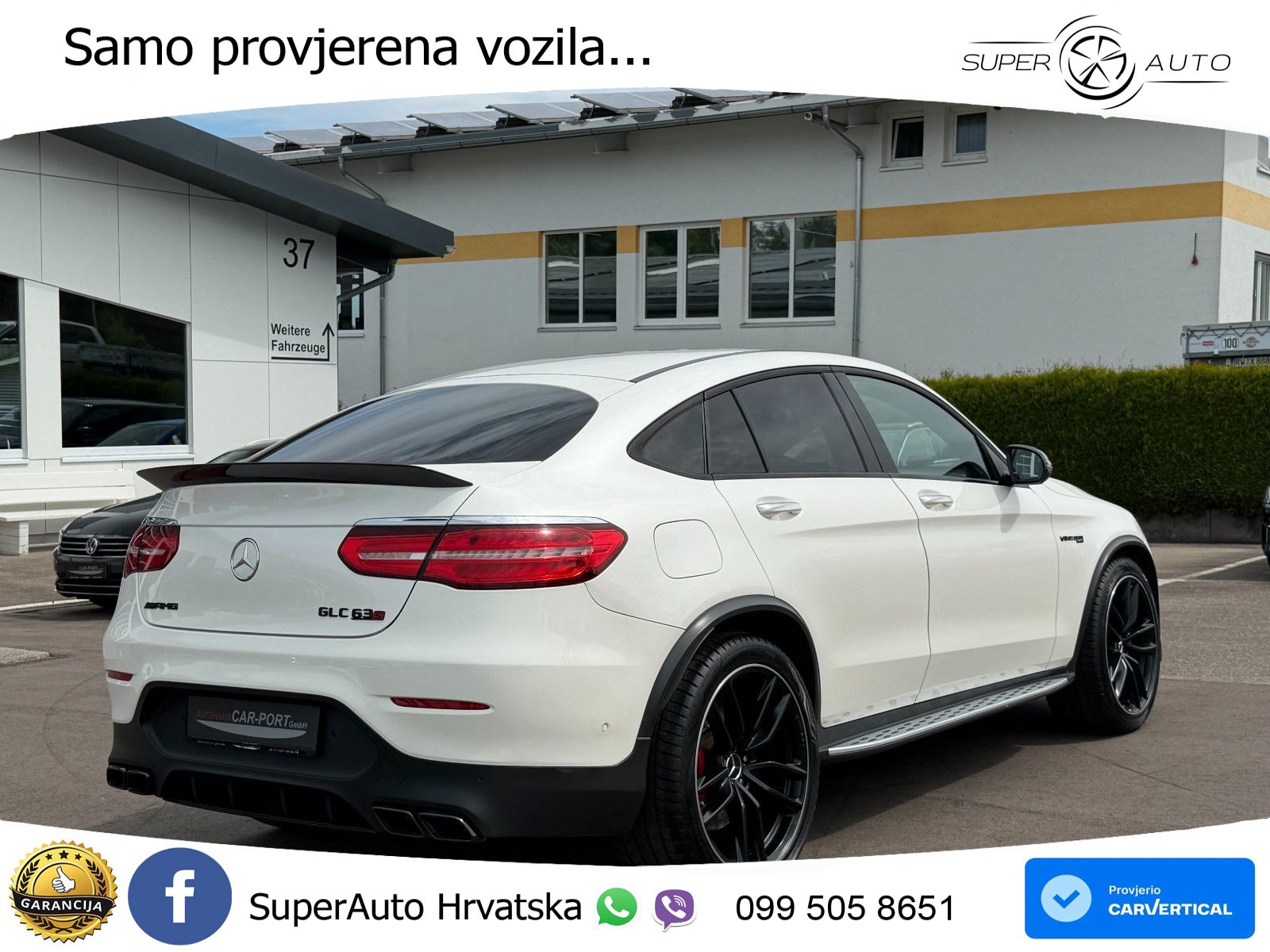 Mercedes GLC Coupe AMG 63 S (510 KS) 4MATIC+ MCT ZRAČNI+ACC+4xGR SJED+KAM