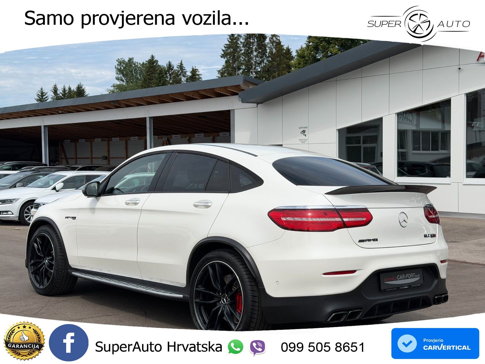 Mercedes GLC Coupe AMG 63 S (510 KS) 4MATIC+ MCT ZRAČNI+ACC+4xGR SJED+KAM