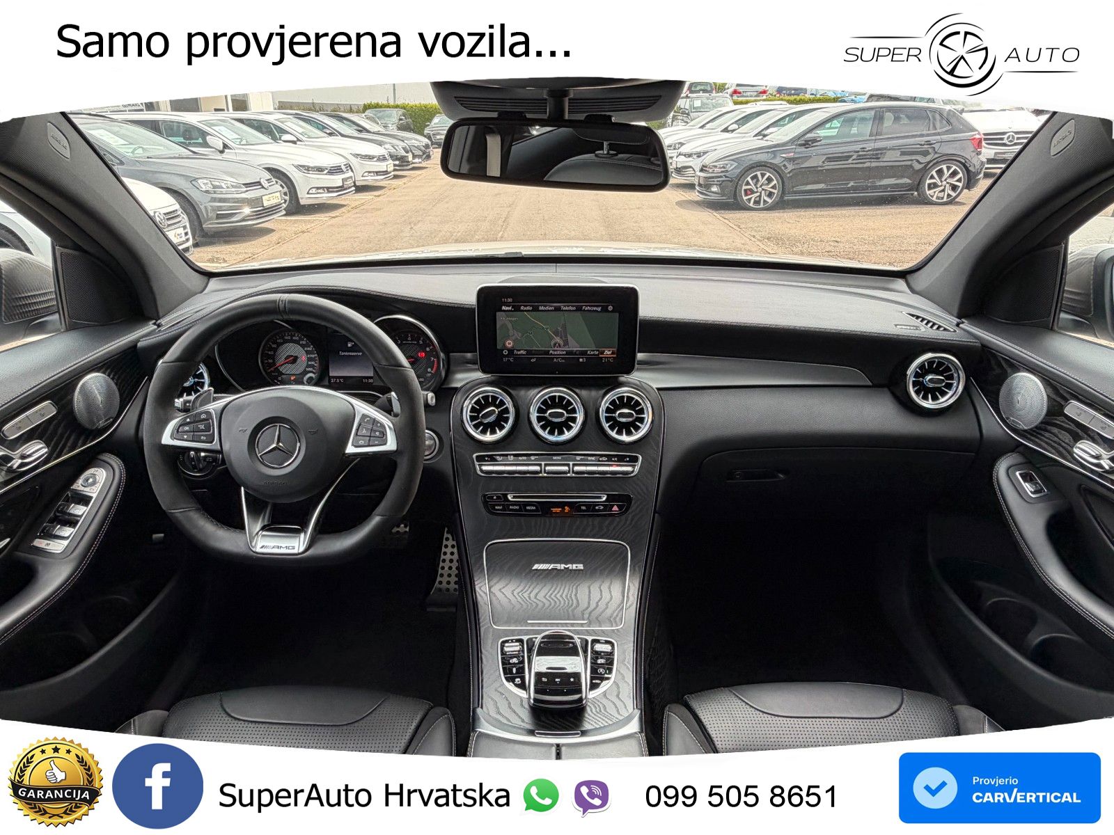 Mercedes GLC Coupe AMG 63 S (510 KS) 4MATIC+ MCT ZRAČNI+ACC+4xGR SJED+KAM