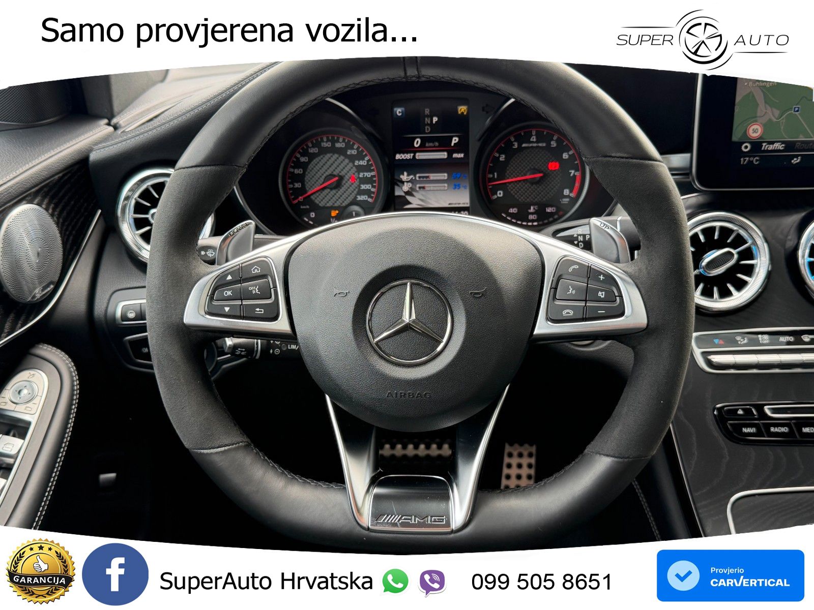 Mercedes GLC Coupe AMG 63 S (510 KS) 4MATIC+ MCT ZRAČNI+ACC+4xGR SJED+KAM