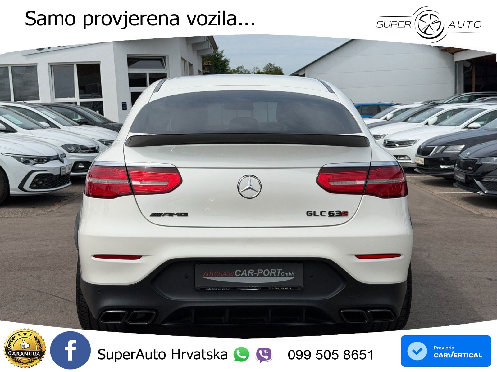 Mercedes GLC Coupe AMG 63 S (510 KS) 4MATIC+ MCT ZRAČNI+ACC+4xGR SJED+KAM