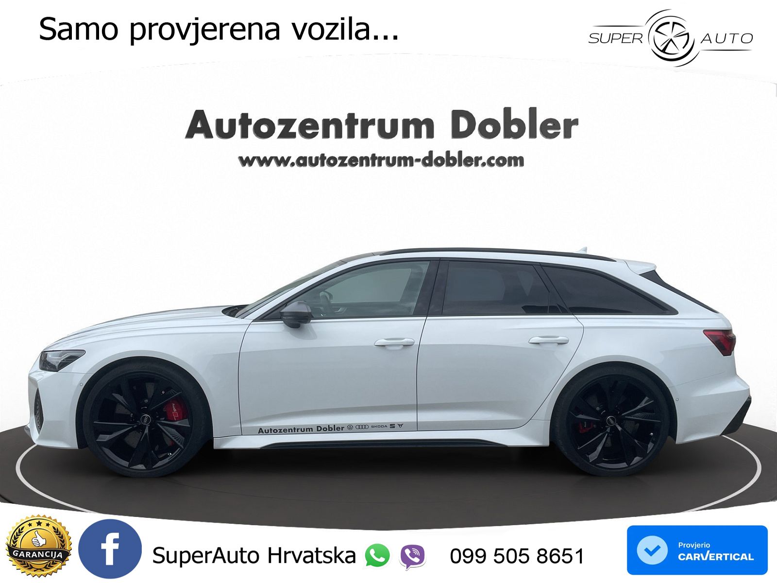 Audi RS6 Avant 4.0 TFSI V8 performance (630 KS)  quattro tiptronic MATRIX+GR SJED+KAM