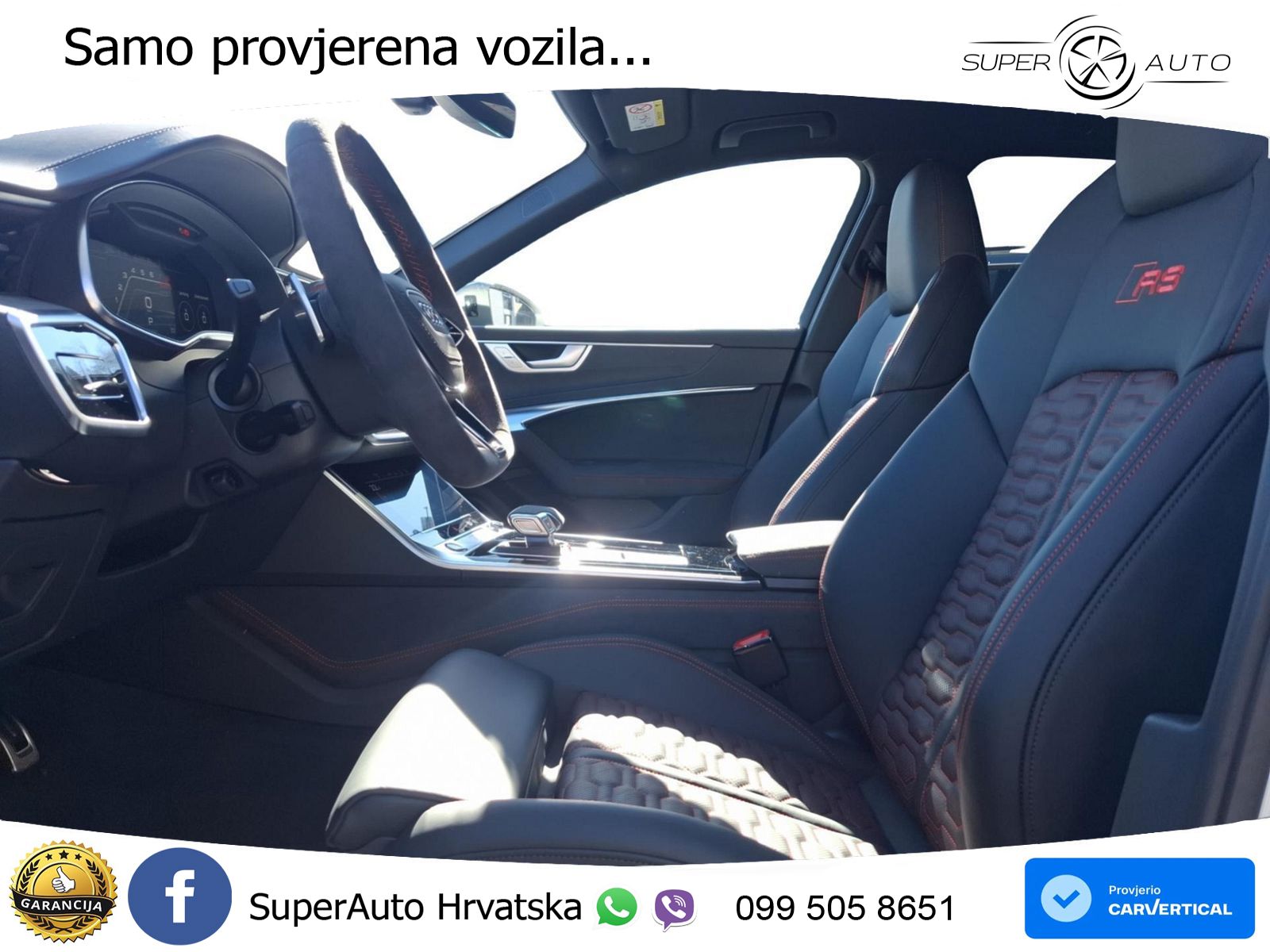 Audi RS6 Avant 4.0 TFSI V8 performance (630 KS)  quattro tiptronic MATRIX+GR SJED+KAM
