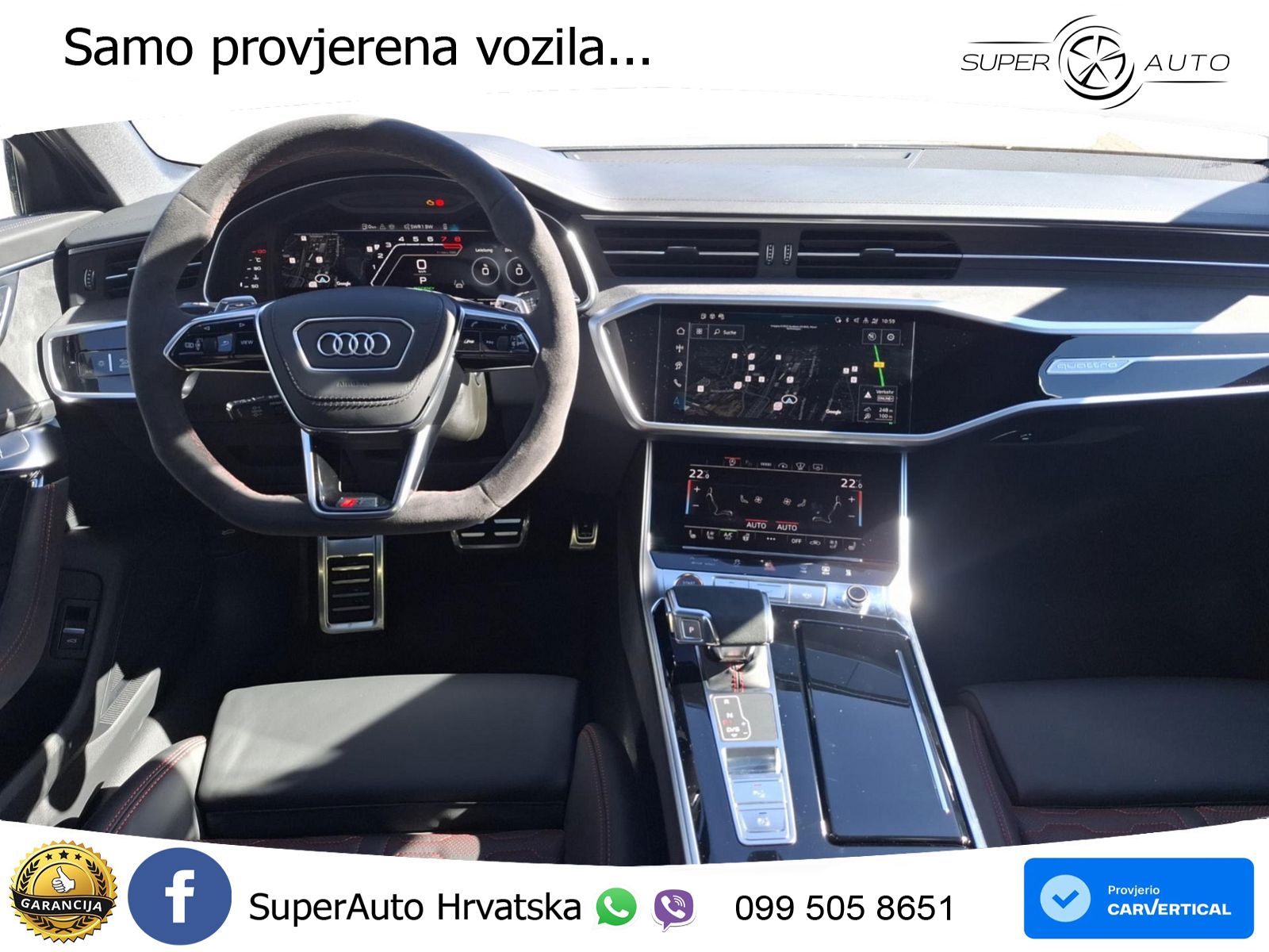 Audi RS6 Avant 4.0 TFSI V8 performance (630 KS)  quattro tiptronic MATRIX+GR SJED+KAM