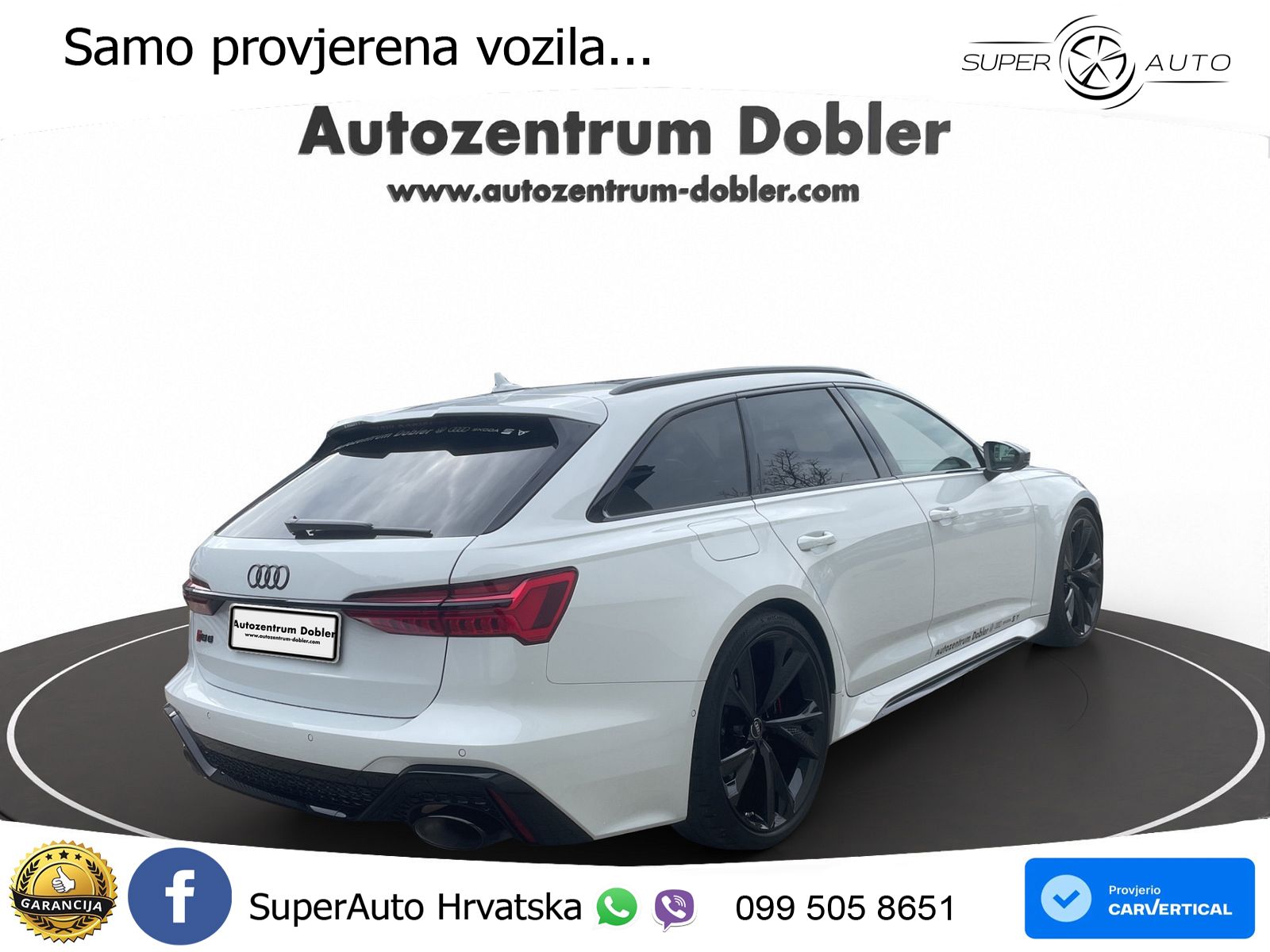 Audi RS6 Avant 4.0 TFSI V8 performance (630 KS)  quattro tiptronic MATRIX+GR SJED+KAM