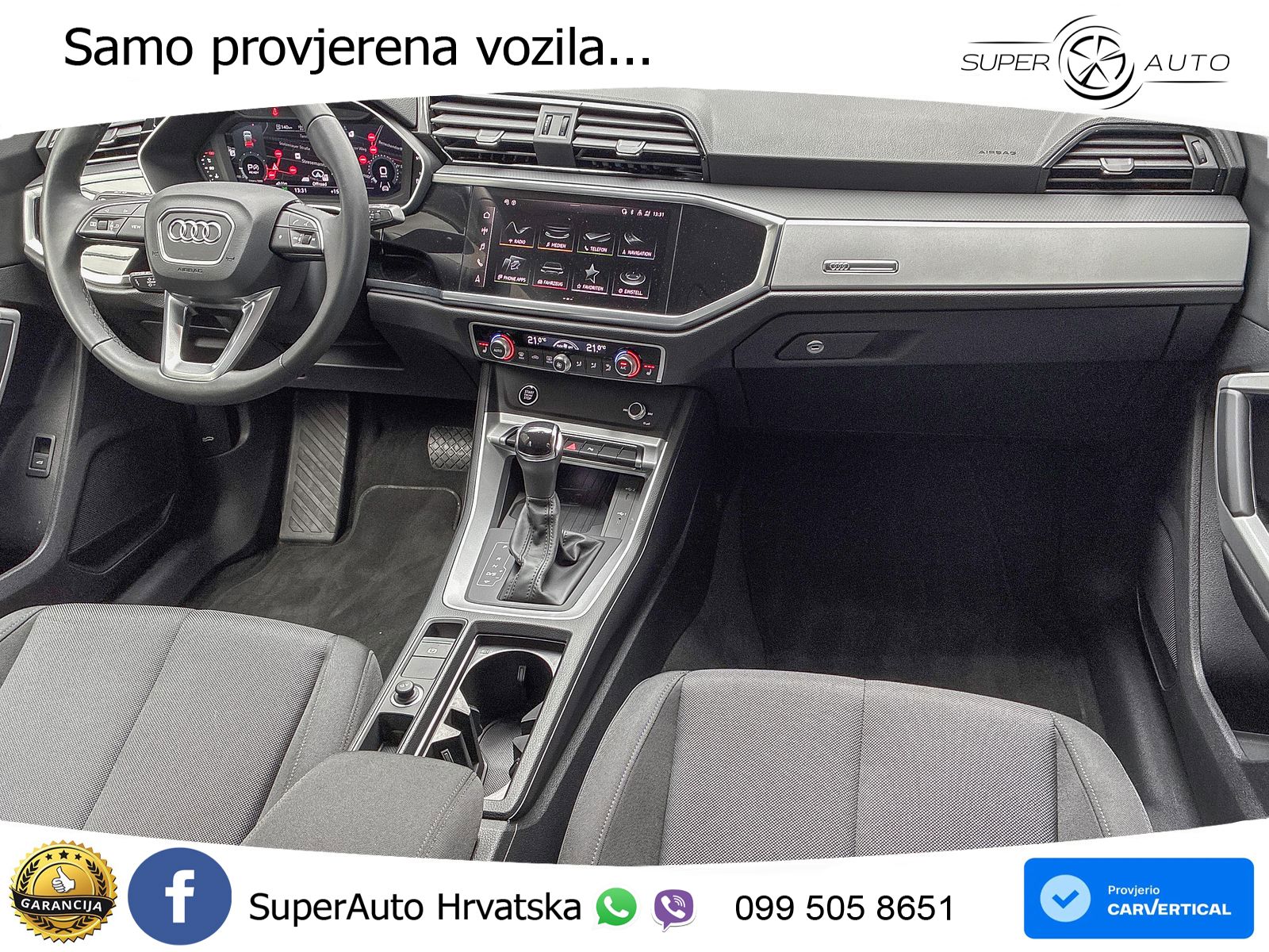 Audi Q3 35 TFSI (150 KS) S tronic advanced LED+GR SJED+ACC