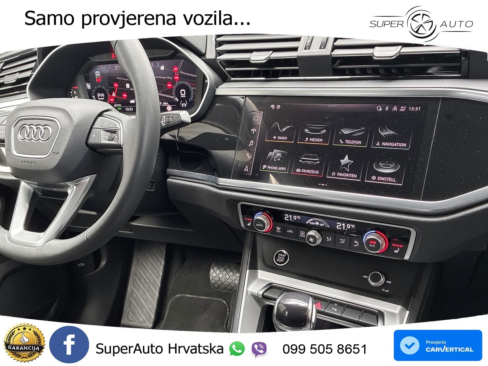 Audi Q3 35 TFSI (150 KS) S tronic advanced LED+GR SJED+ACC