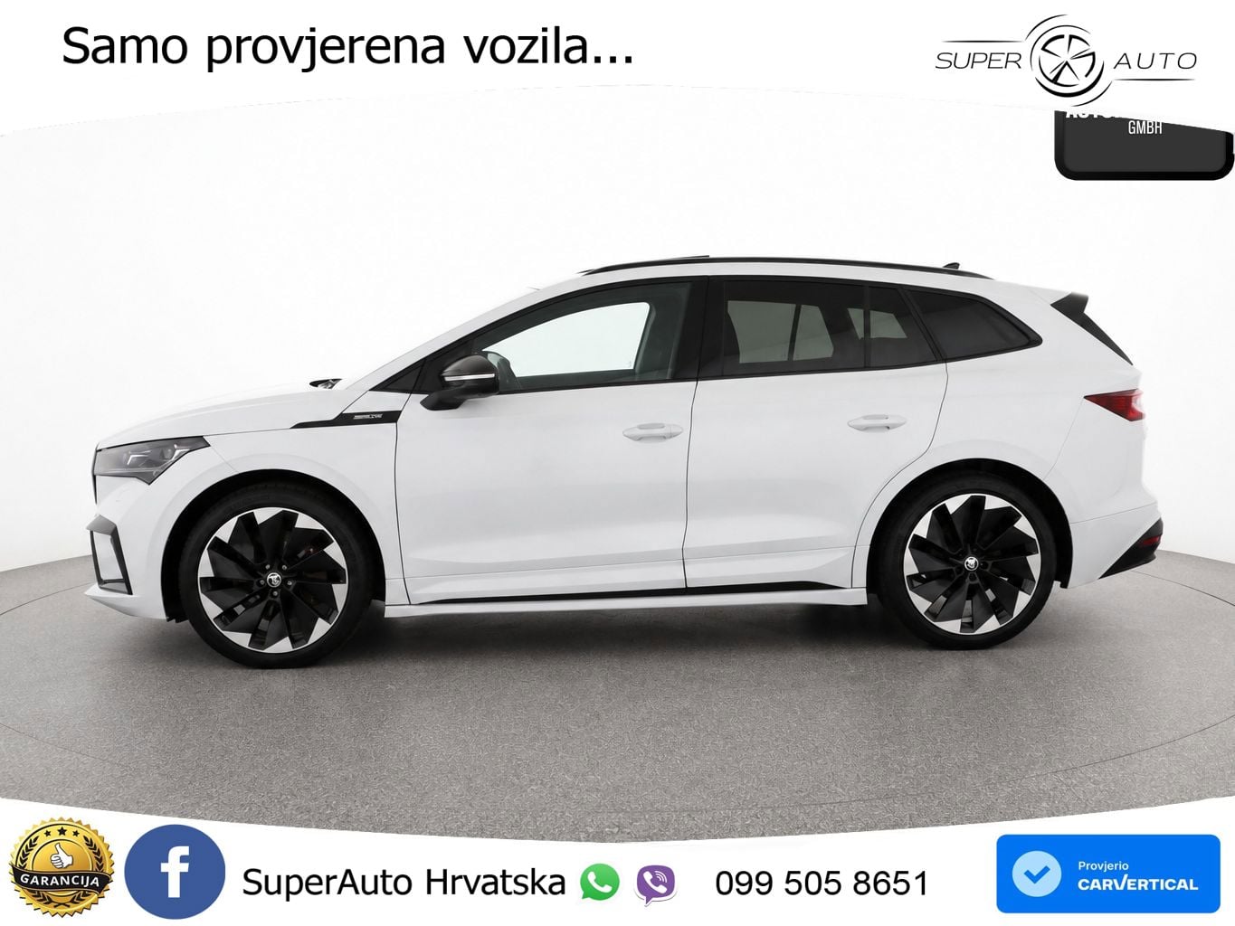 Škoda Enyaq iV 80x 82 kWh (265 KS) AWD SportLine LED+GR SJED+ACC