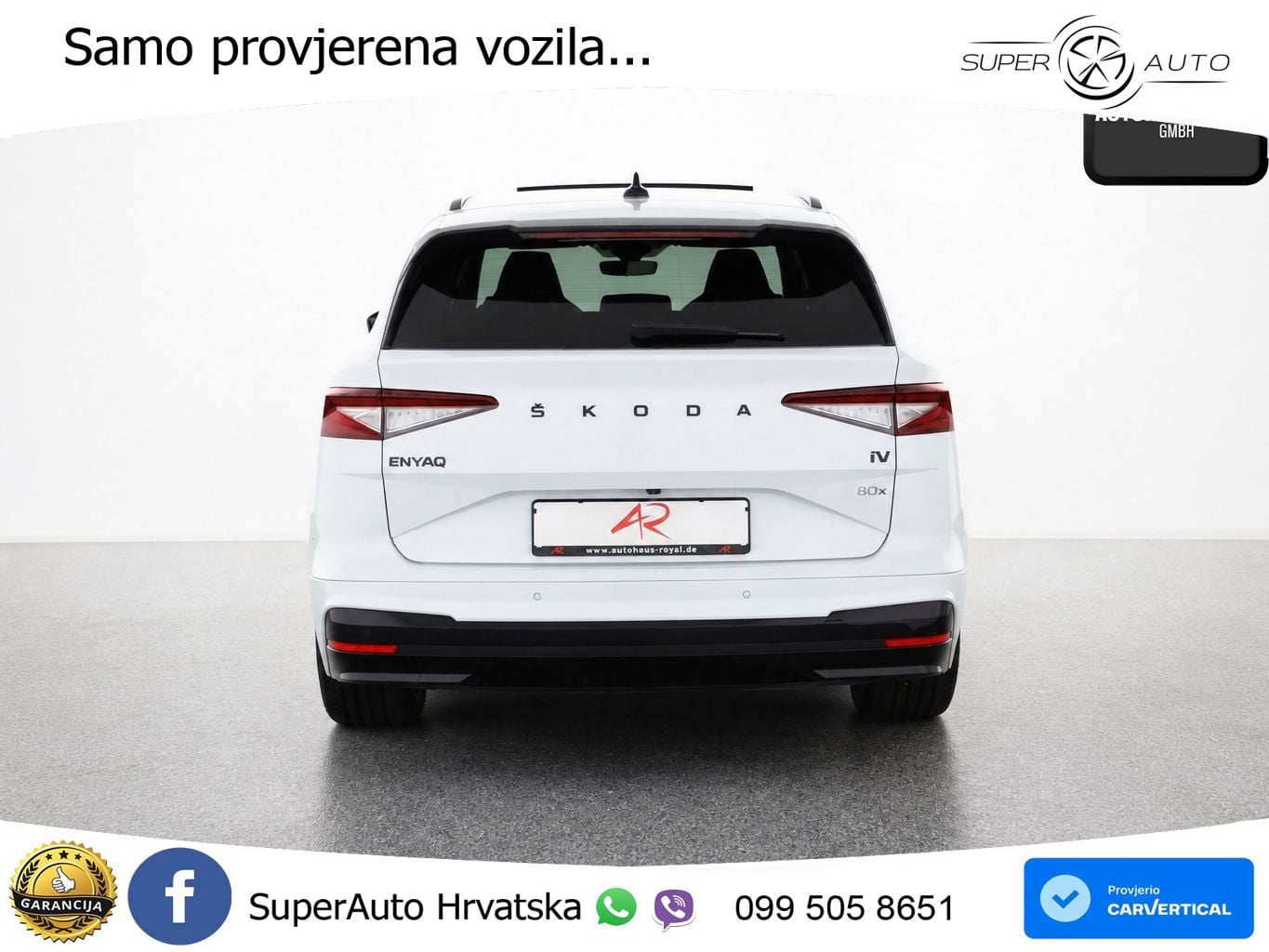 Škoda Enyaq iV 80x 82 kWh (265 KS) AWD SportLine LED+GR SJED+ACC