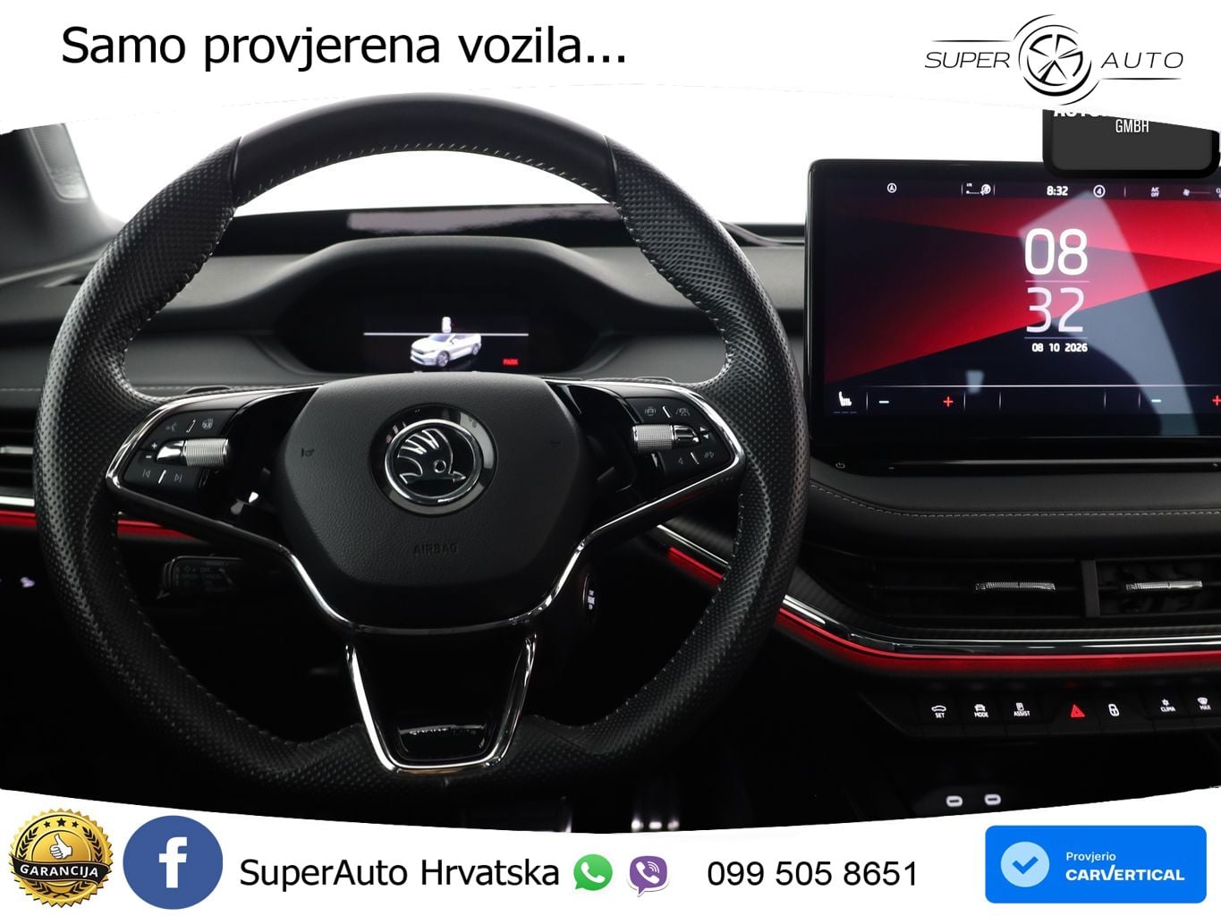Škoda Enyaq iV 80x 82 kWh (265 KS) AWD SportLine LED+GR SJED+ACC