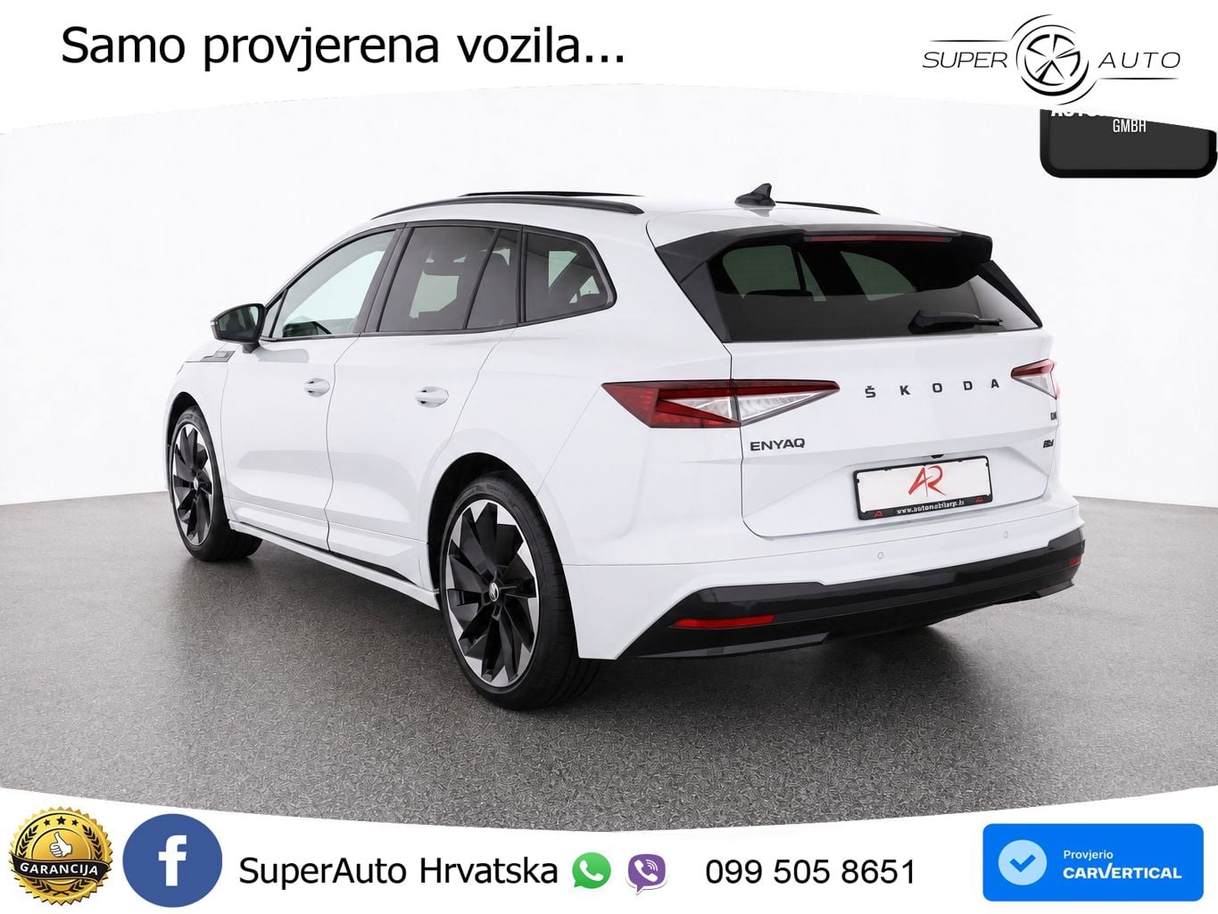 Škoda Enyaq iV 80x 82 kWh (265 KS) AWD SportLine LED+GR SJED+ACC