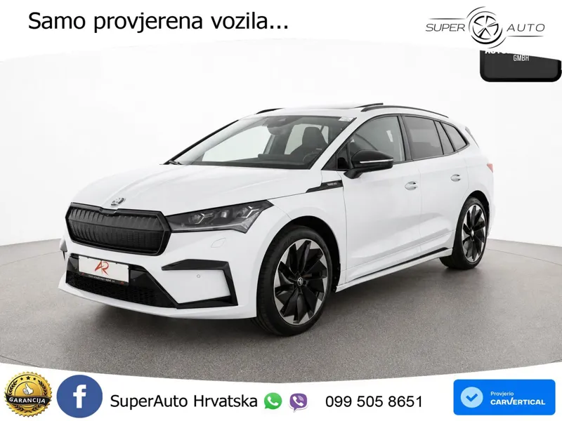Škoda Enyaq iV 80x 82 kWh (265 KS) AWD SportLine LED+GR SJED+ACC