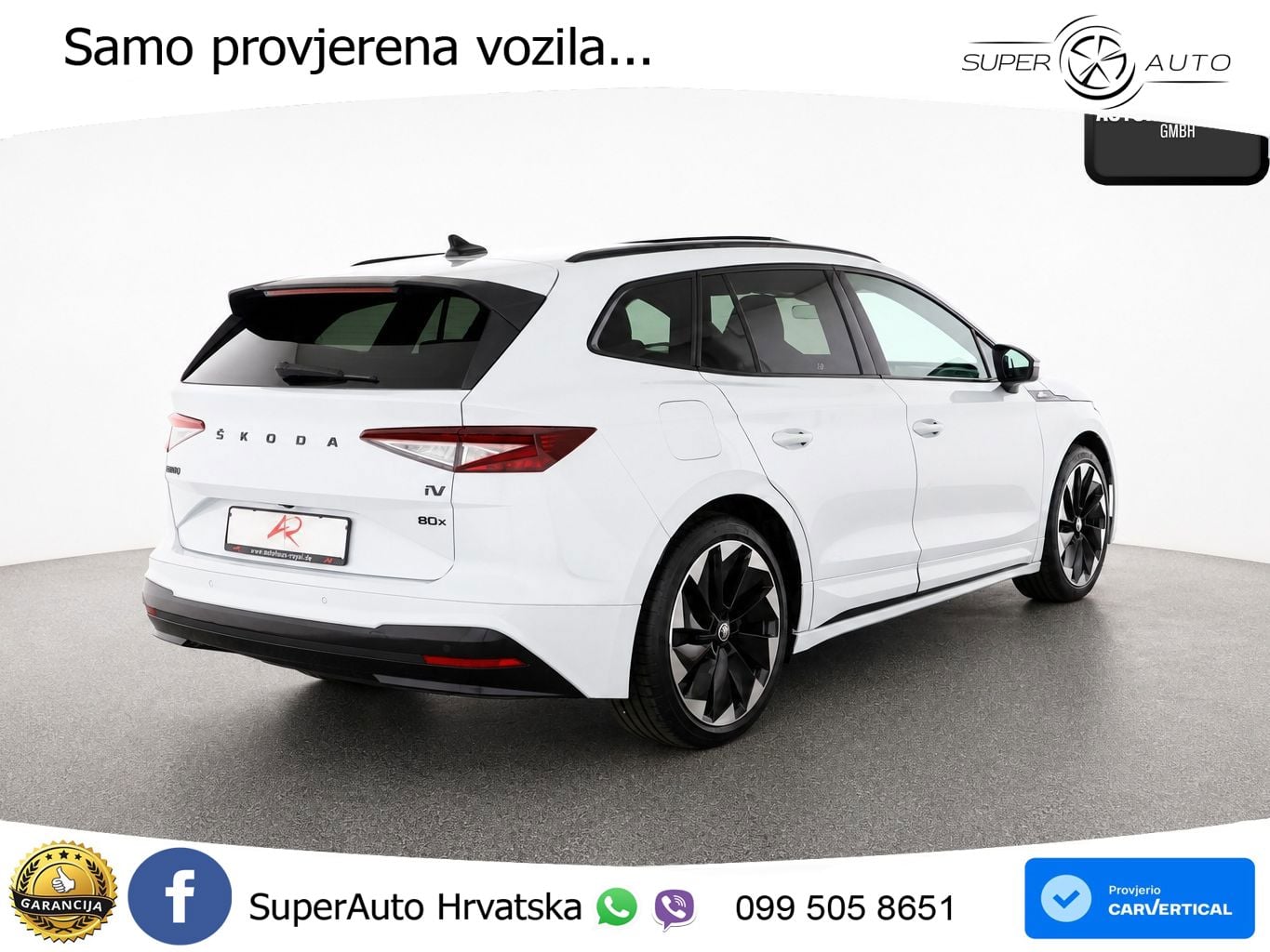 Škoda Enyaq iV 80x 82 kWh (265 KS) AWD SportLine LED+GR SJED+ACC