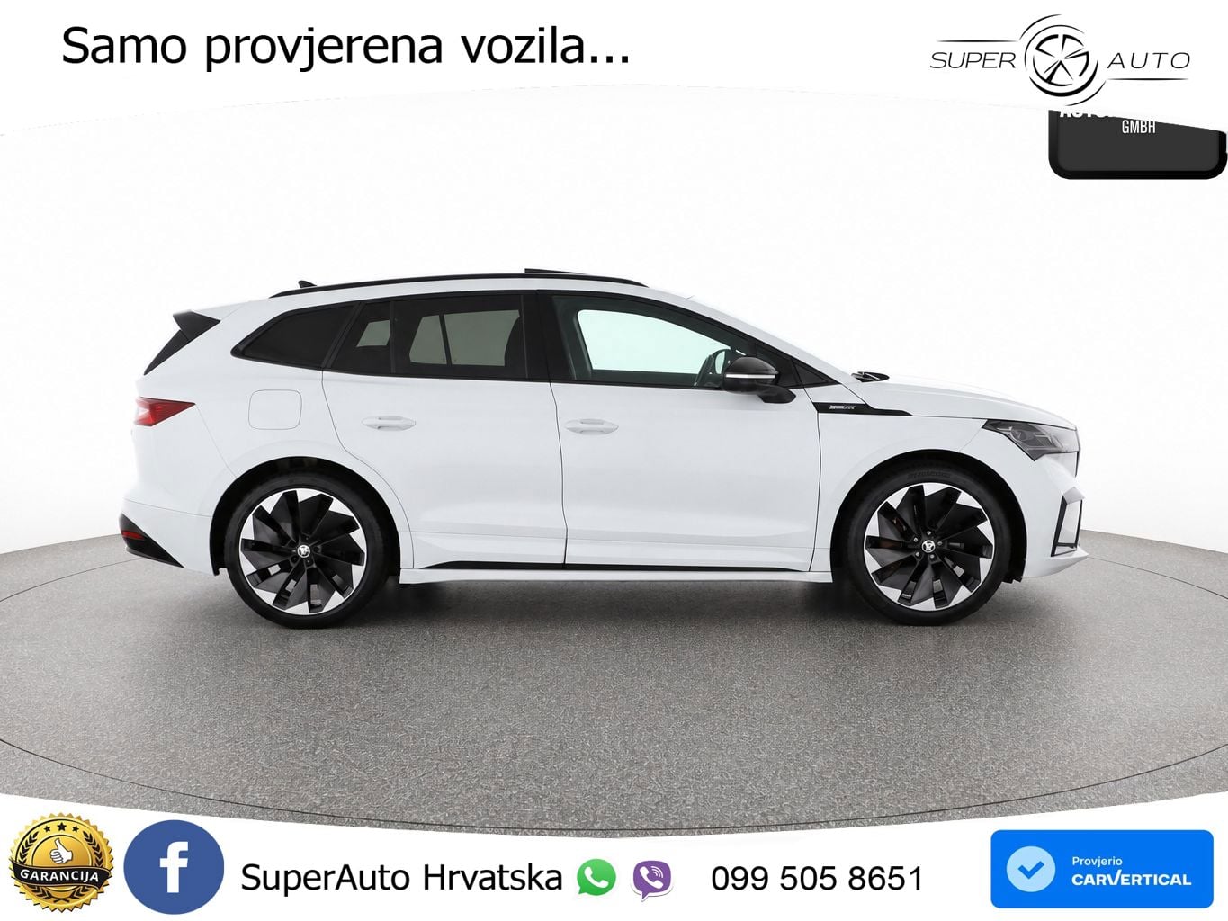 Škoda Enyaq iV 80x 82 kWh (265 KS) AWD SportLine LED+GR SJED+ACC