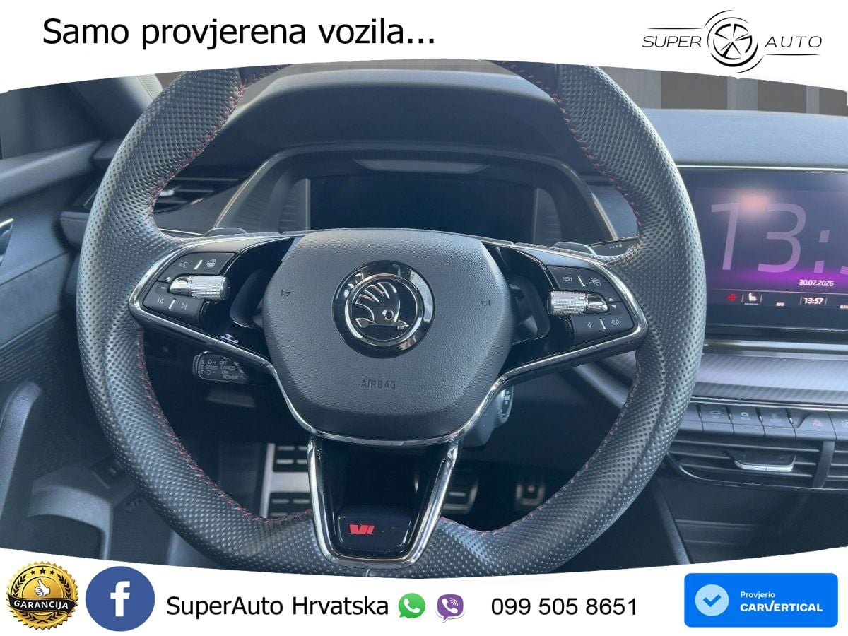 Škoda Octavia Combi RS 2.0 TDI (200 KS) 4x4 DSG LED+GR SJED+ACC