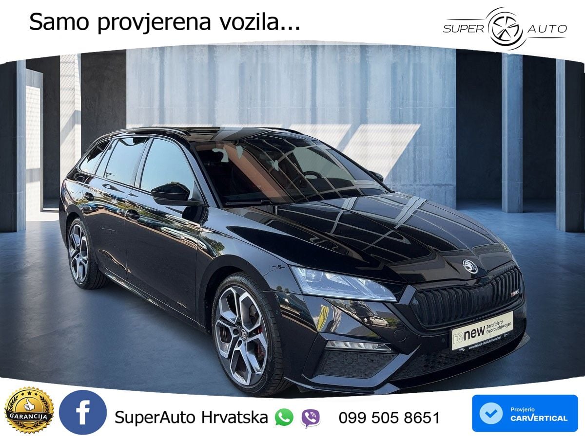 Škoda Octavia Combi RS 2.0 TDI (200 KS) 4x4 DSG LED+GR SJED+ACC