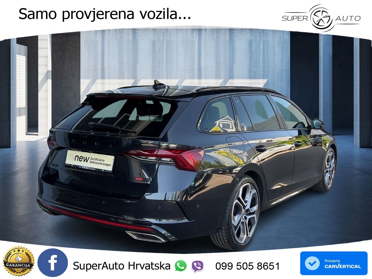 Škoda Octavia Combi RS 2.0 TDI (200 KS) 4x4 DSG LED+GR SJED+ACC