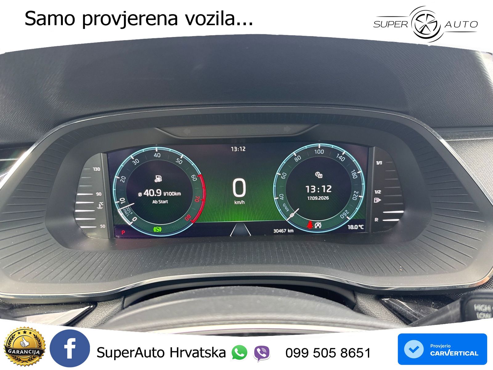 Škoda Octavia Combi 1.5 TSI EVO e-TEC (150 KS) DSG Selection LED+GR SJED+ACC