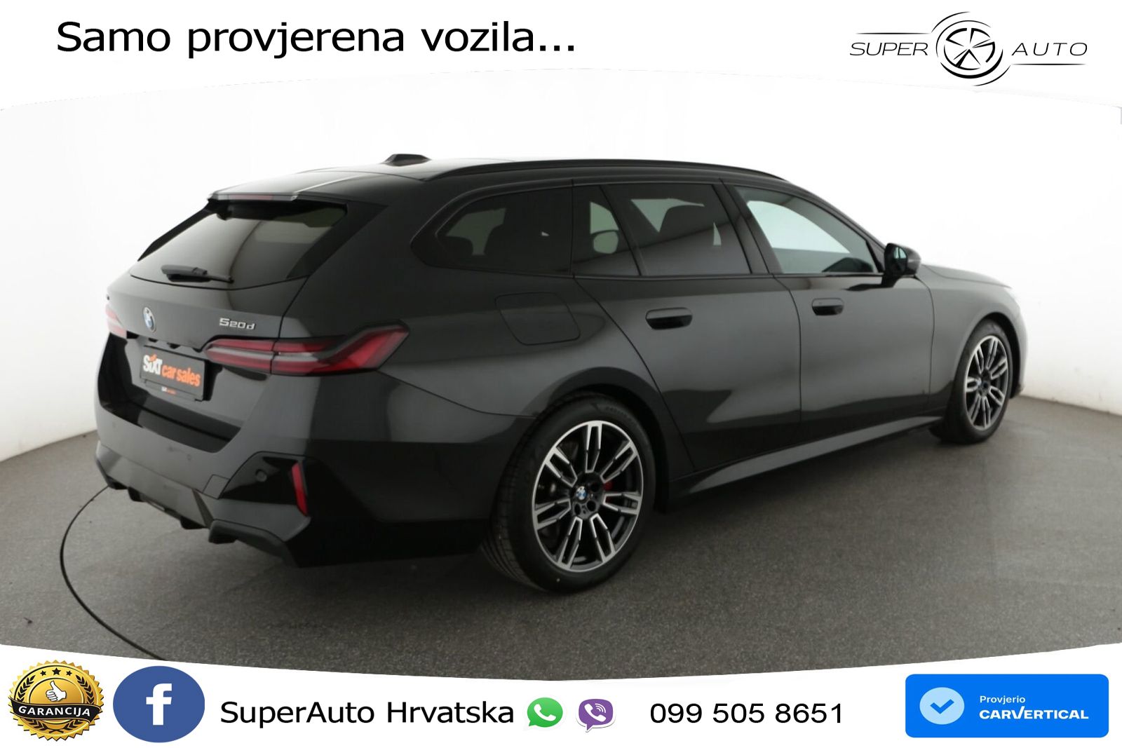 BMW 520d Touring (197 KS) xDrive Steptronic M Sport ACC+HEAD+4xGR SJED+360+PANO