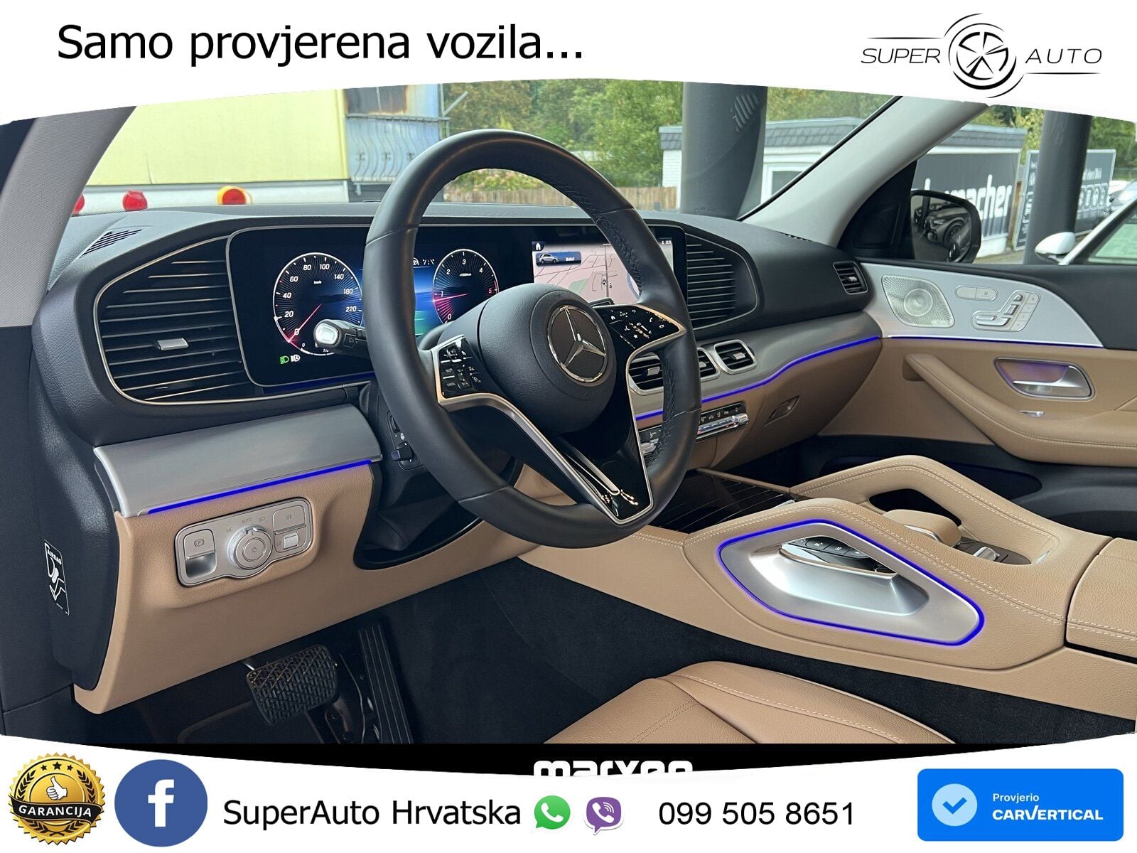 Mercedes GLE 450d (367 KS) EQ Boost 4MATIC 9G-TRONIC ZRAČNI+ACC+GR SJED+360+PANO