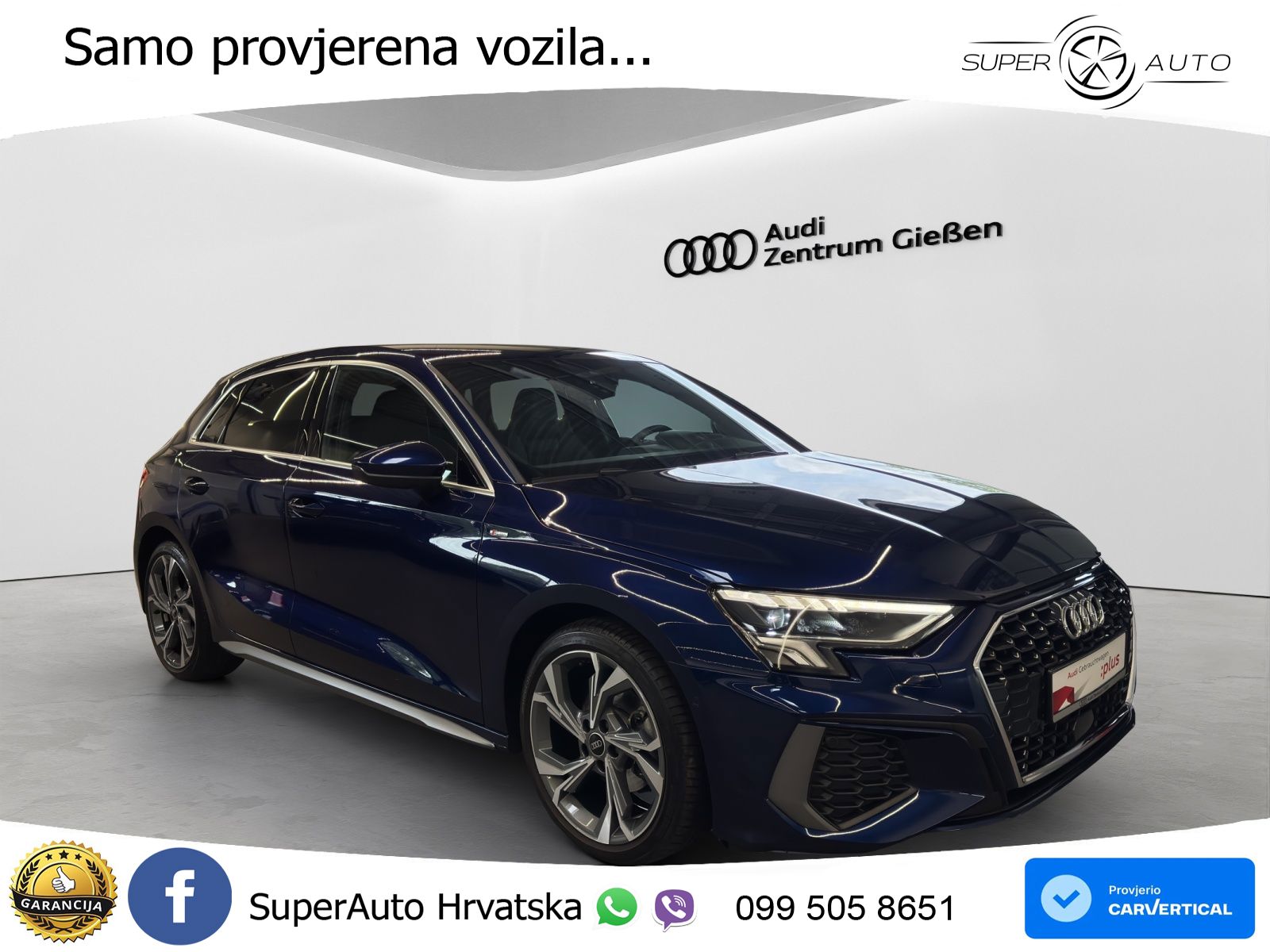 Audi A3 35 TDI (150 KS) S tronic S line