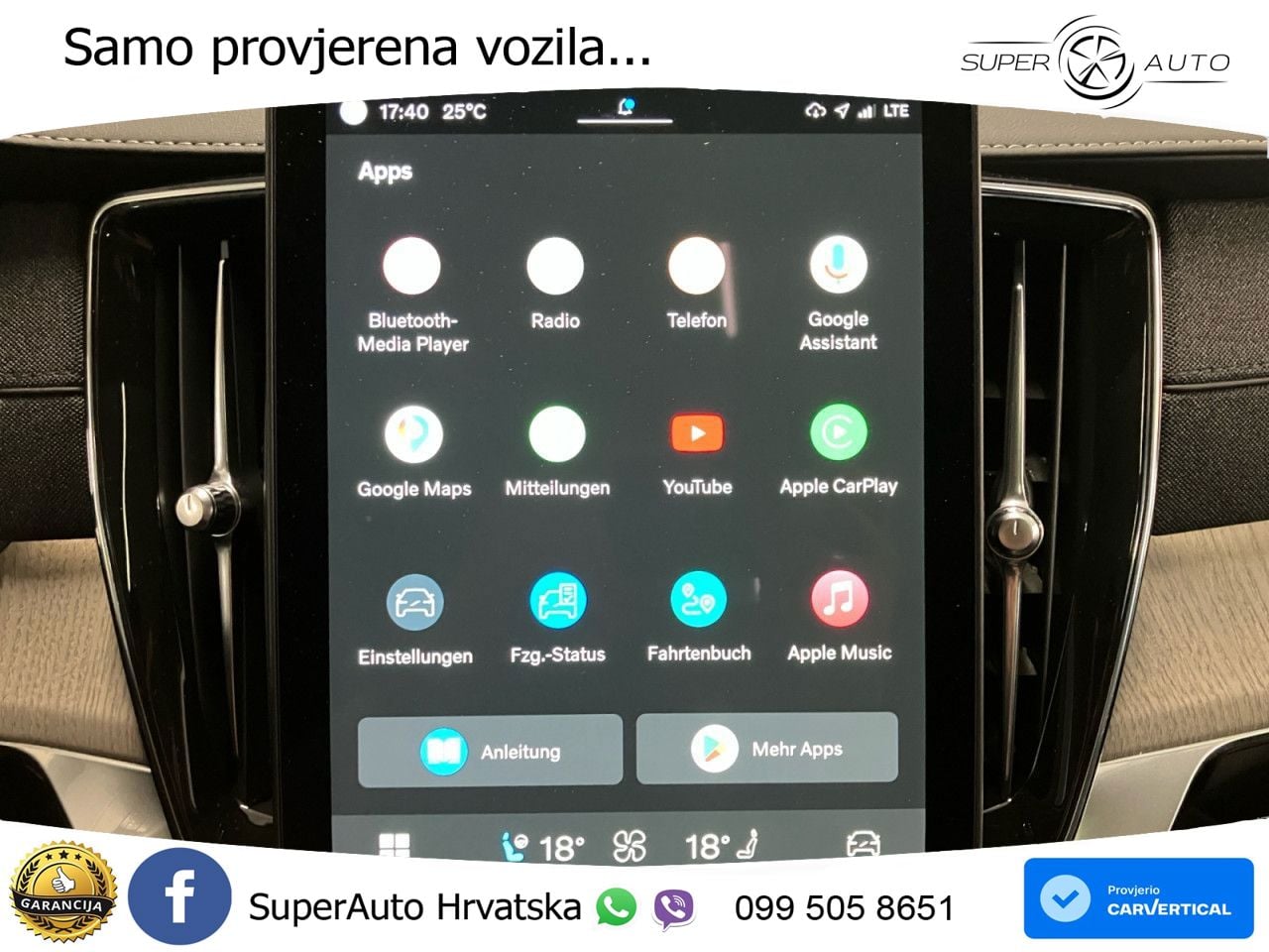 Volvo XC90 2.0 T8 AWD Automatic ACC+HEAD+4xGR SJED+360+PANO