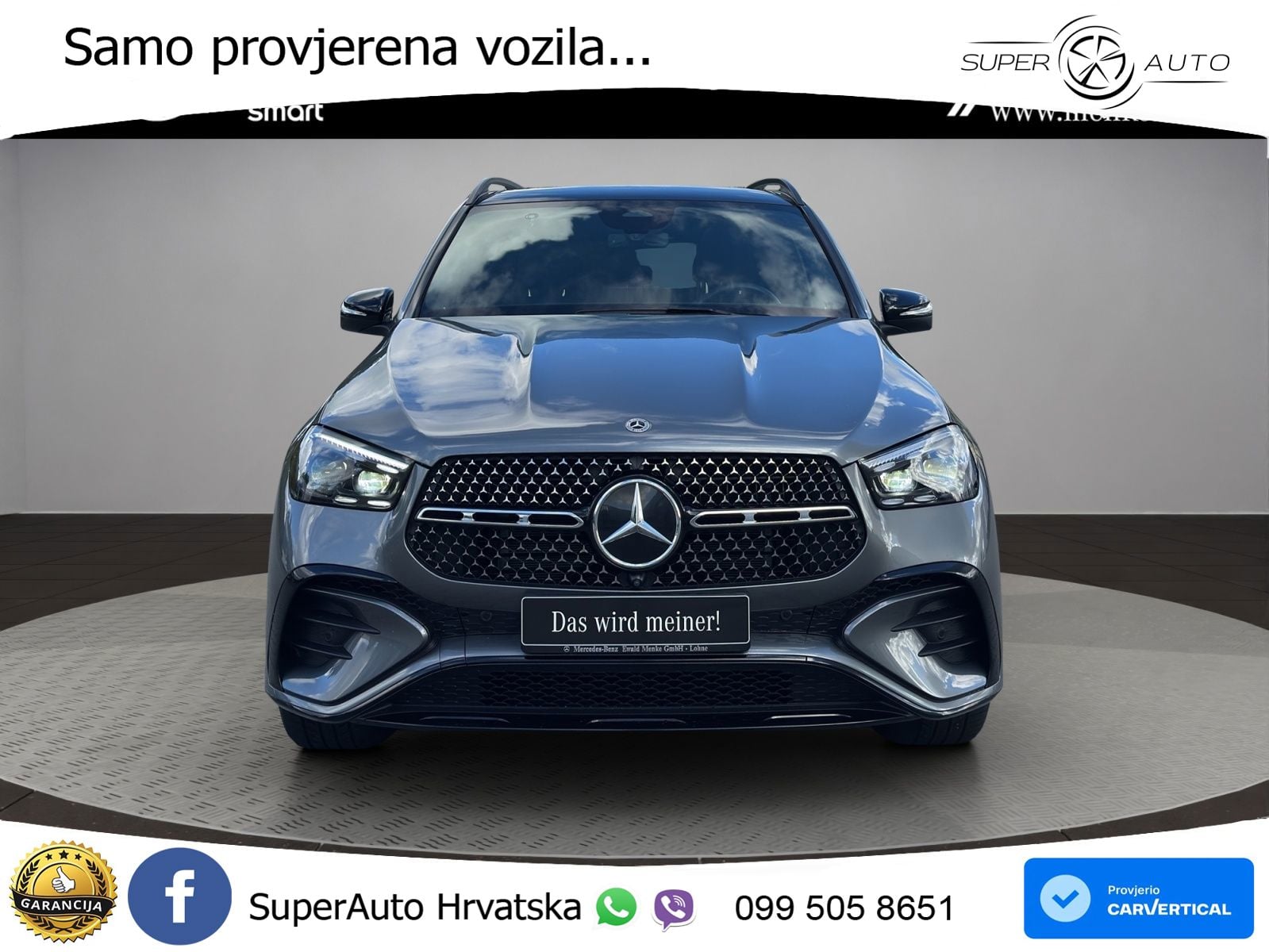 Mercedes GLE 300d (269 KS) EQ Boost 4MATIC 9G-TRONIC AMG ACC+HEAD+GR SJED+360+PANO