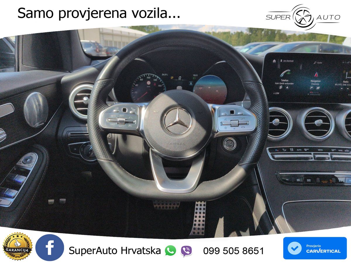 Mercedes GLC 300d (245 KS) 4MATIC G-TRONIC AMG LED+GR SJED+ACC