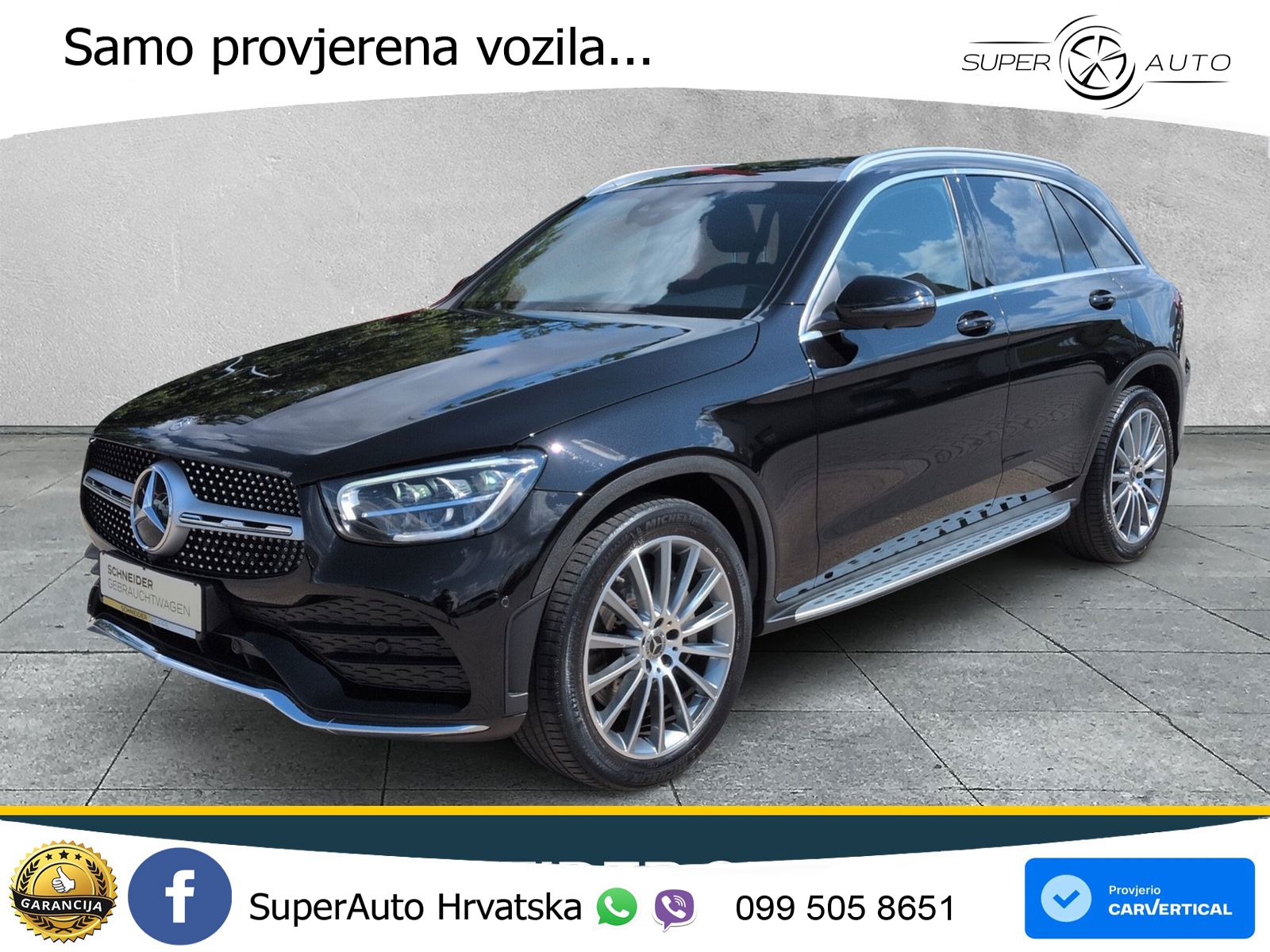 Mercedes GLC 300d (245 KS) 4MATIC G-TRONIC AMG LED+GR SJED+ACC