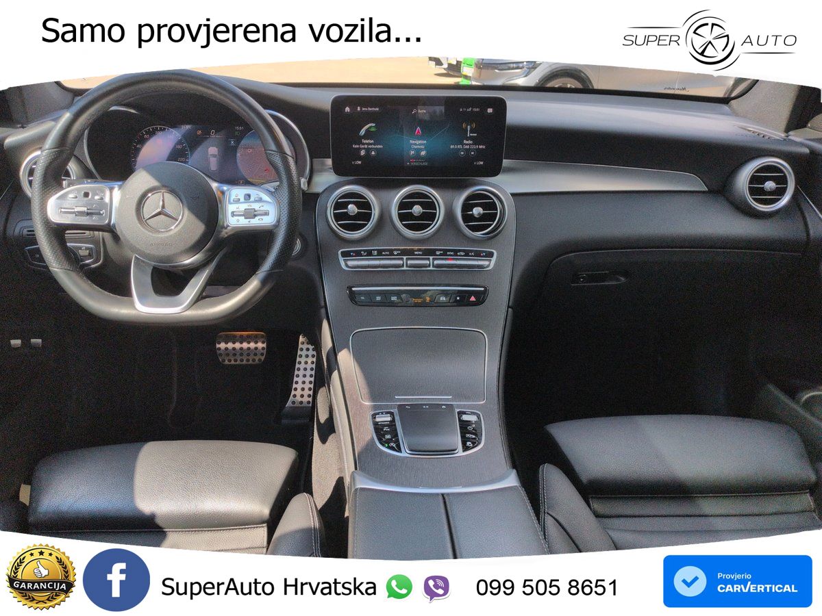 Mercedes GLC 300d (245 KS) 4MATIC G-TRONIC AMG LED+GR SJED+ACC