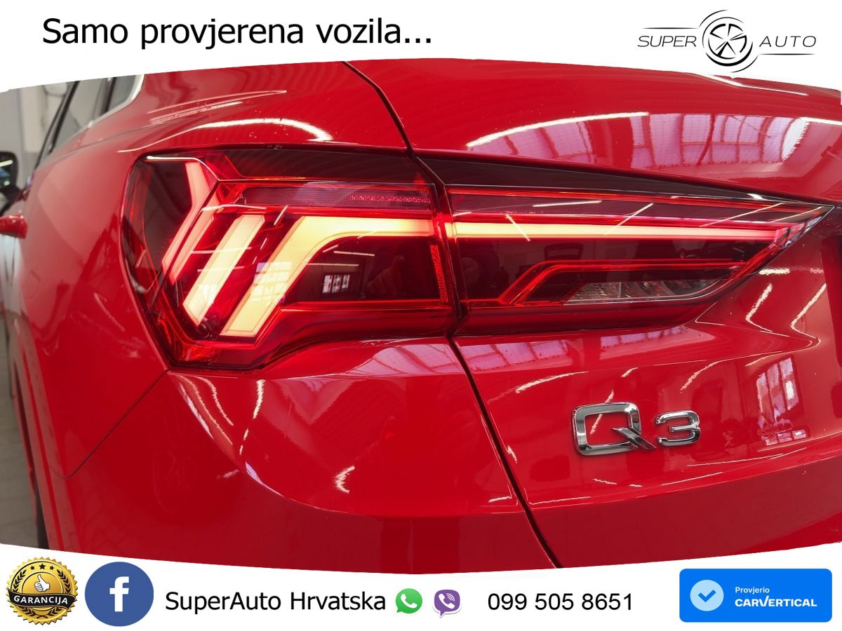 Audi Q3 40 TDI (200 KS) quattro S tronic advanced LED+GR SJED+ACC
